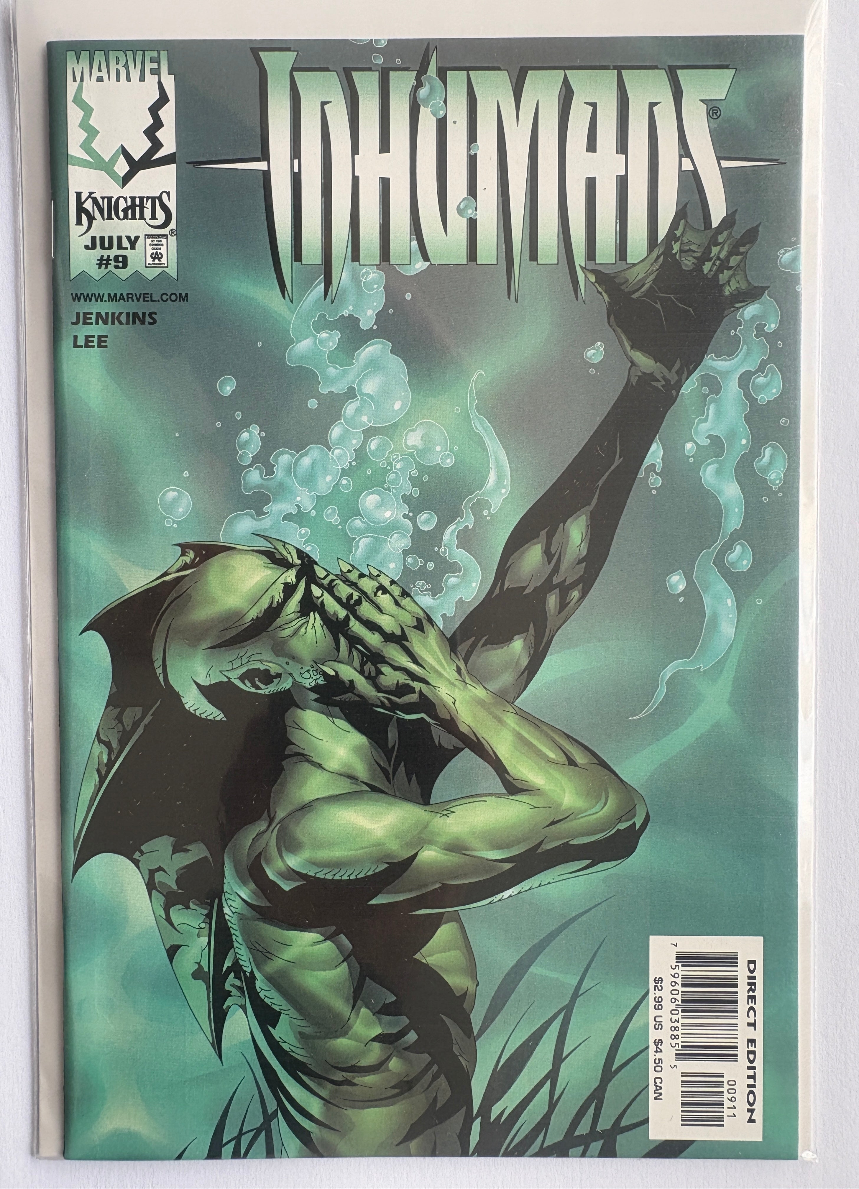 Inhumans #9 - Marvel Knights - 1st Printing July 1999 VF+ 8.5