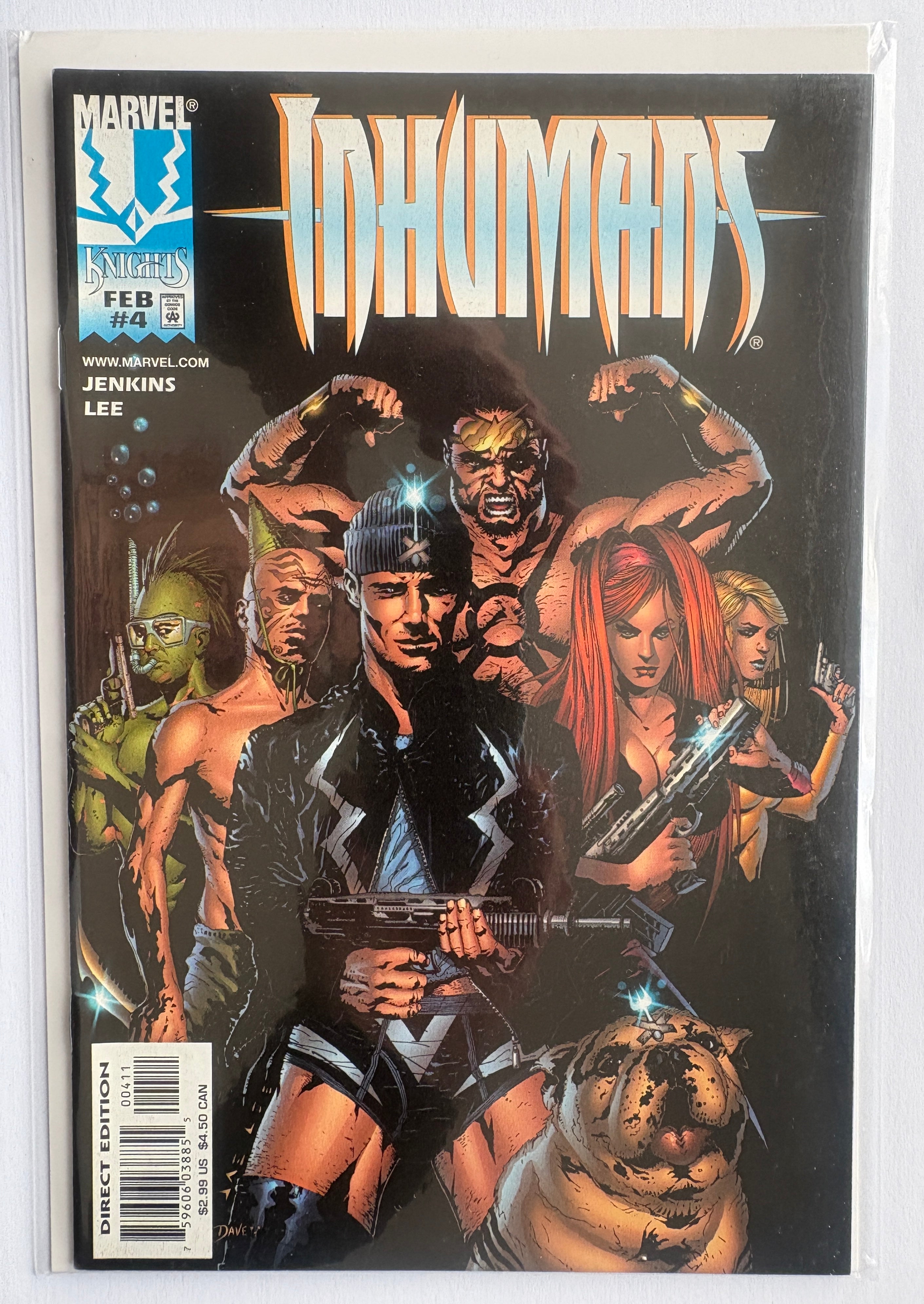 Inhumans #4 - Marvel Knights - 1st Printing February 1999 VF+ 8.5