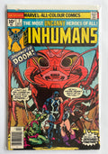 The Inhumans #7 - Journey to Doom! - UK Variant - October 1976 FN 6.0