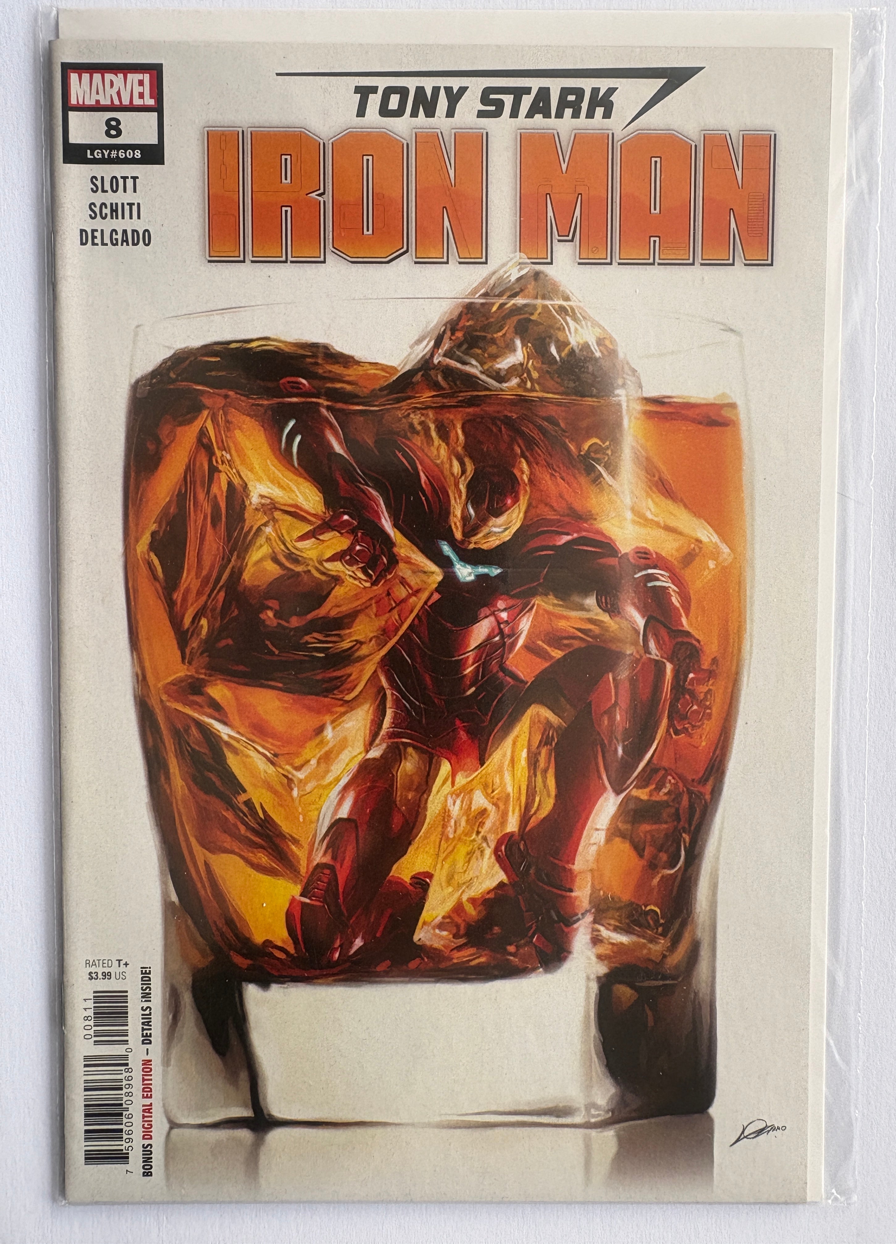 Tony Stark Iron Man #8 - Marvel Comics - January 2019 NM- 9.2