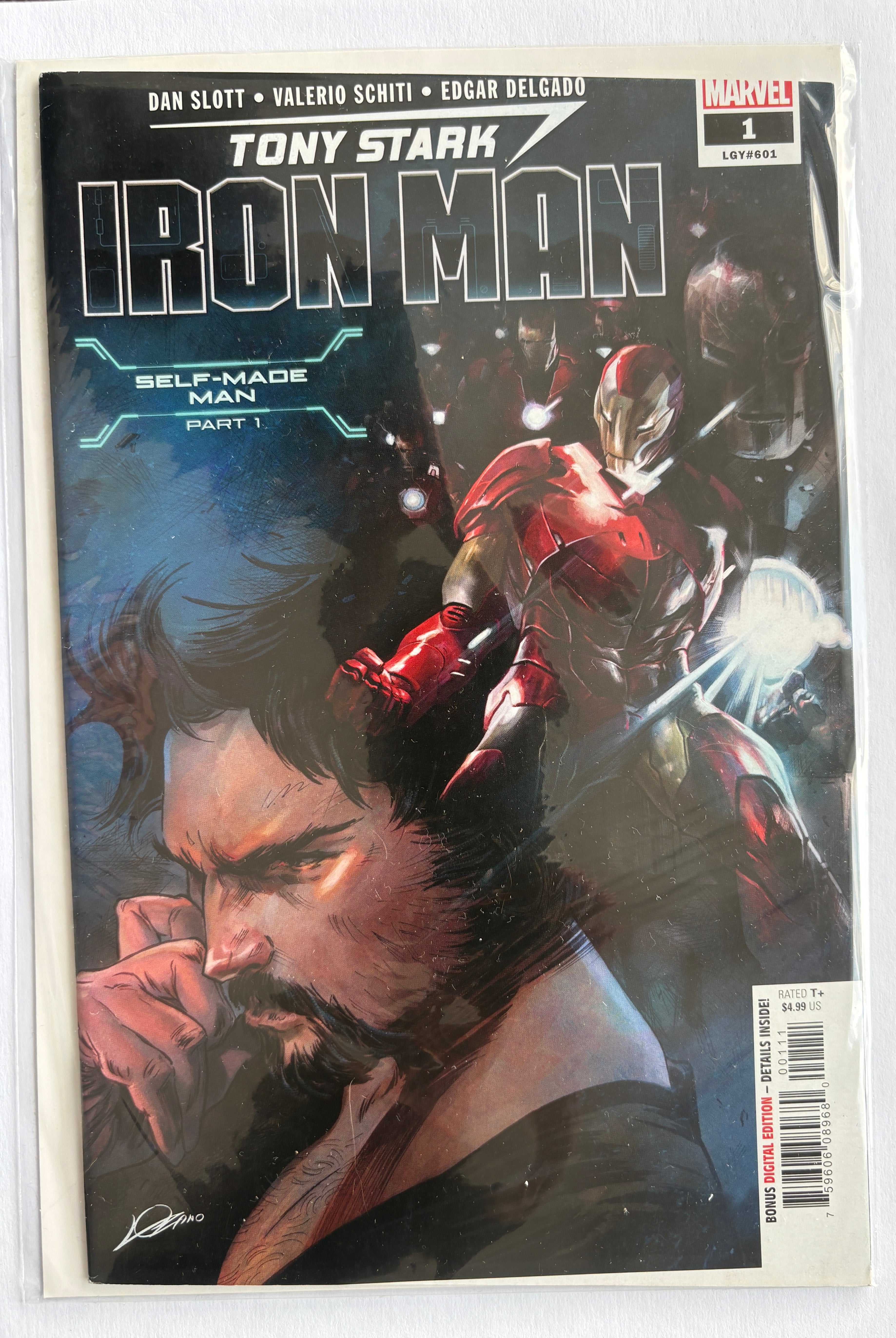 Tony Stark Iron Man Self-Made Man #1 - Marvel Comics - August 2018 F/VF 7.0