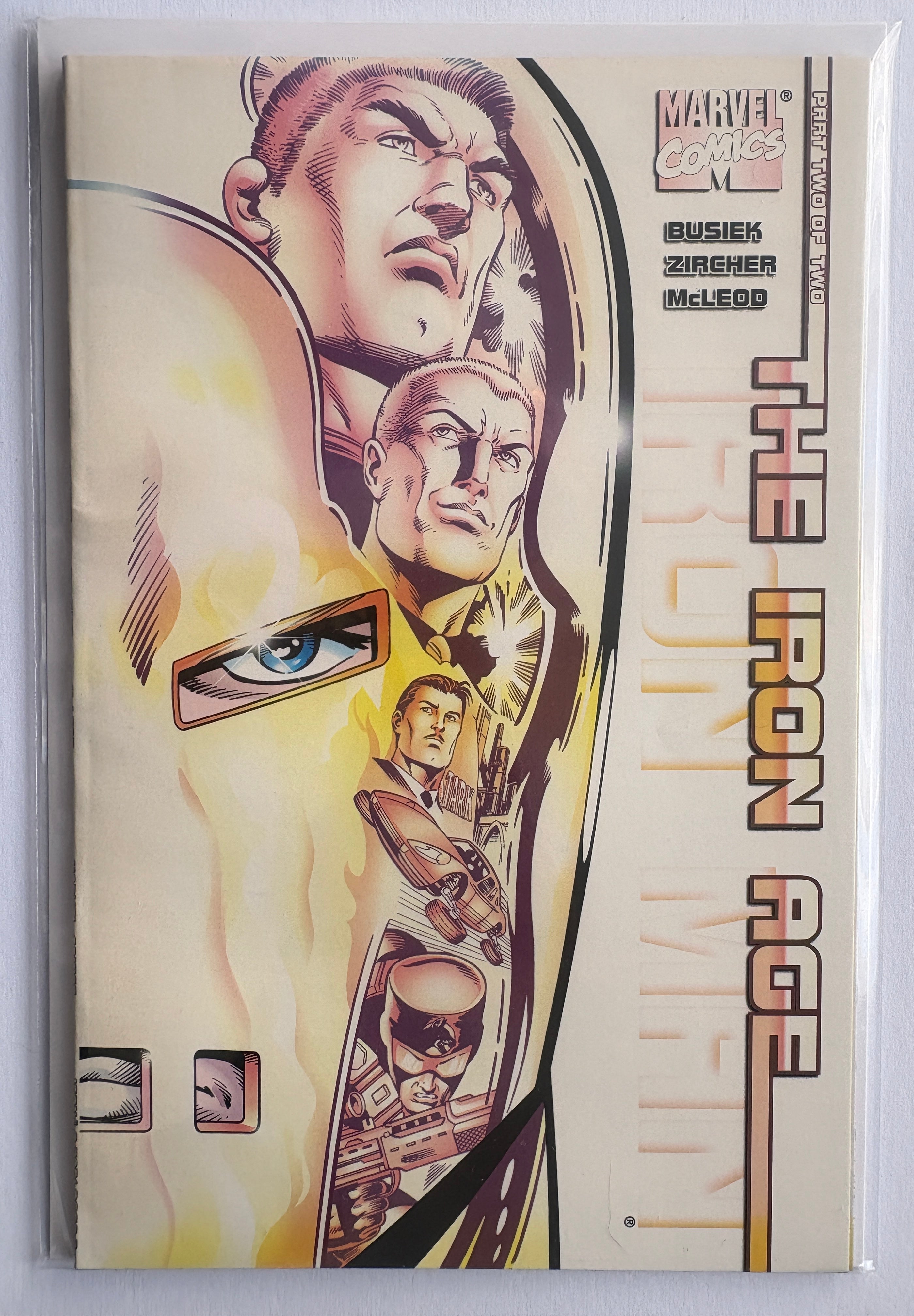 Iron Man: The Iron Age #2 (2 of 2) Marvel Comics September 1998 Sun Faded Cover
