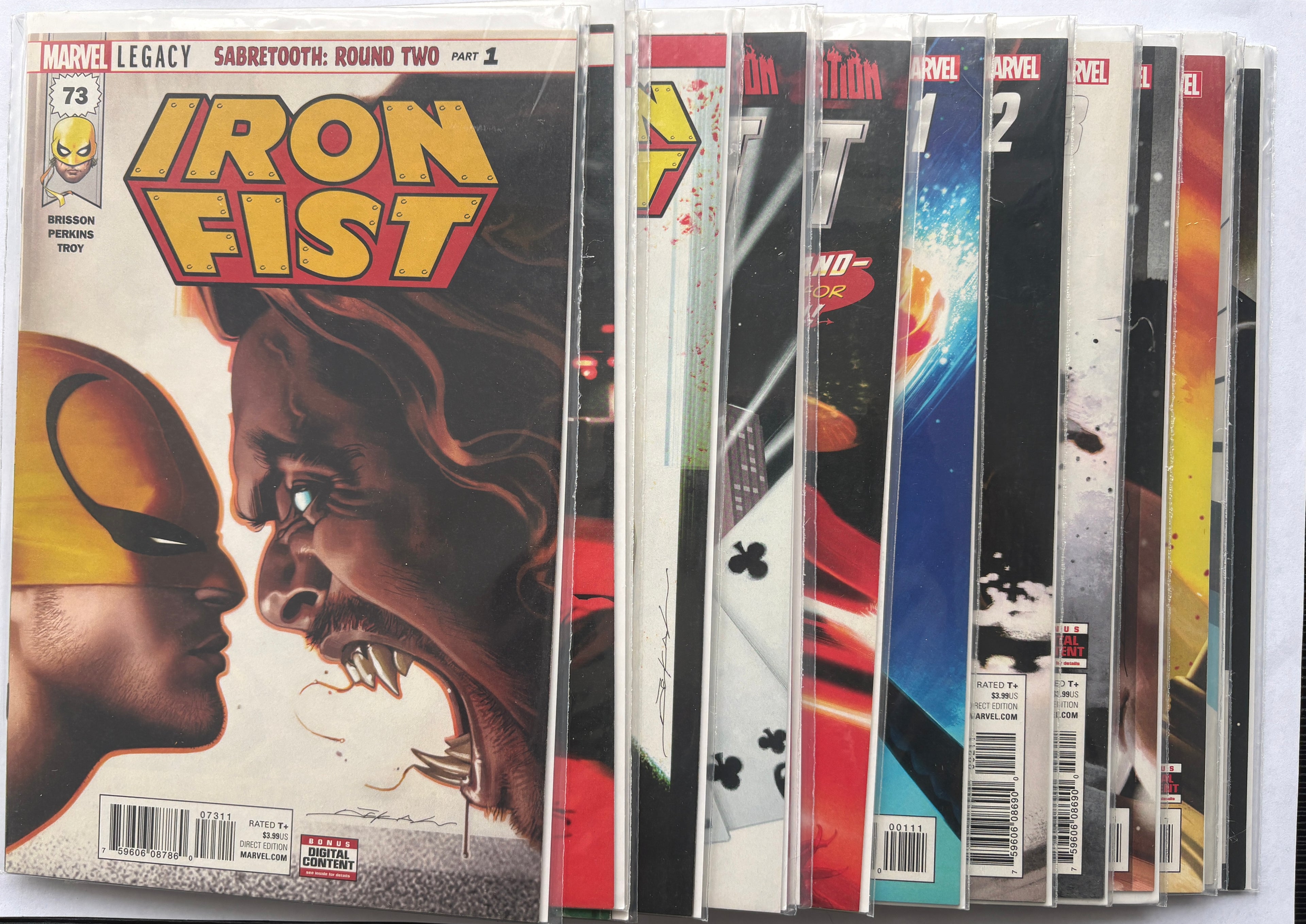 Iron Fist #1-7 & Legacy 73-80 Complete Run 1st Print Marvel 2017/18 VF+ 8.5