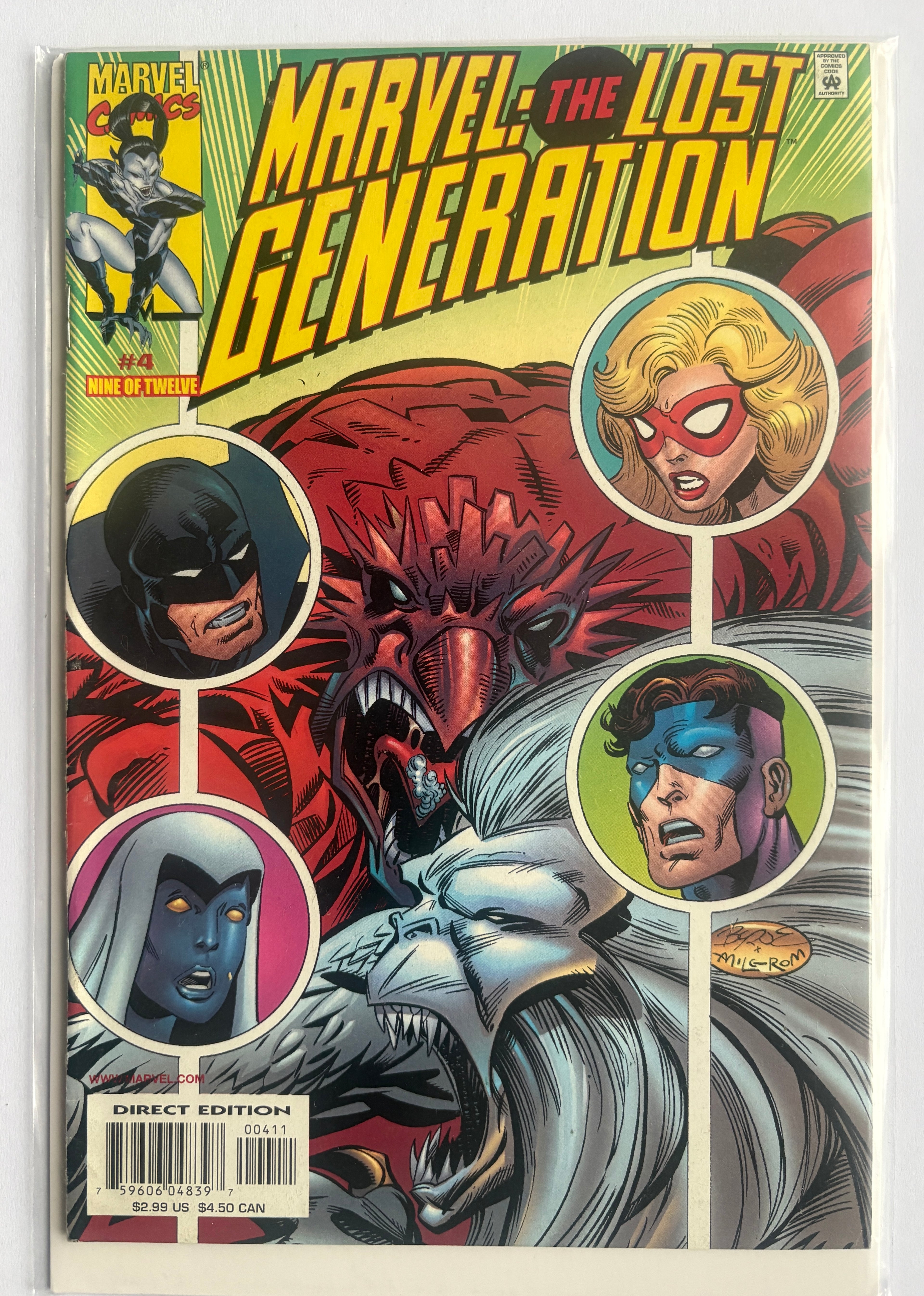 Marvel: The Lost Generation #4 - 1st Printing November 2000 VF 8.0