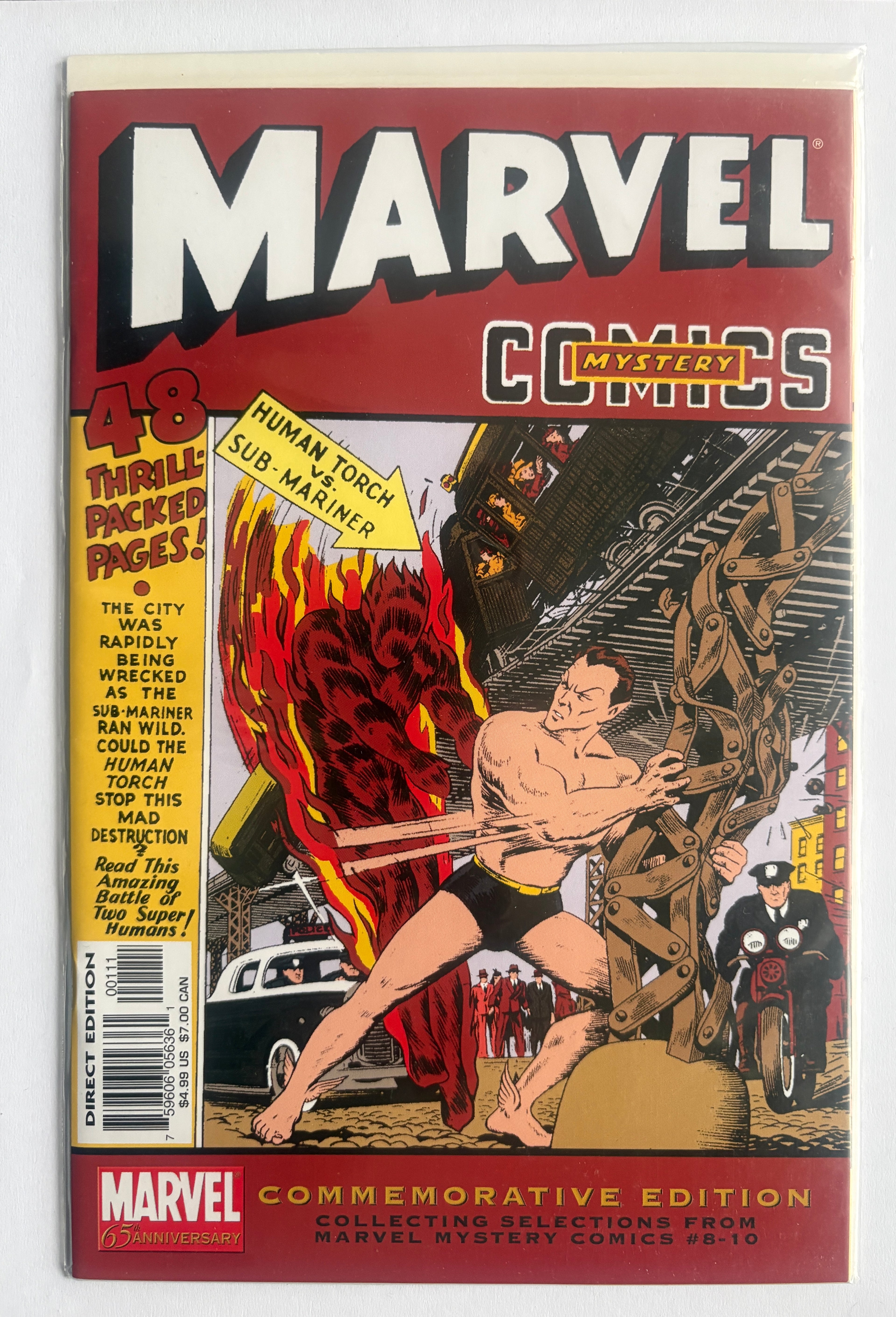 Marvel Mystery Comics #1 65th Anniversary Edition #8-10 - 2004 VF 8.0