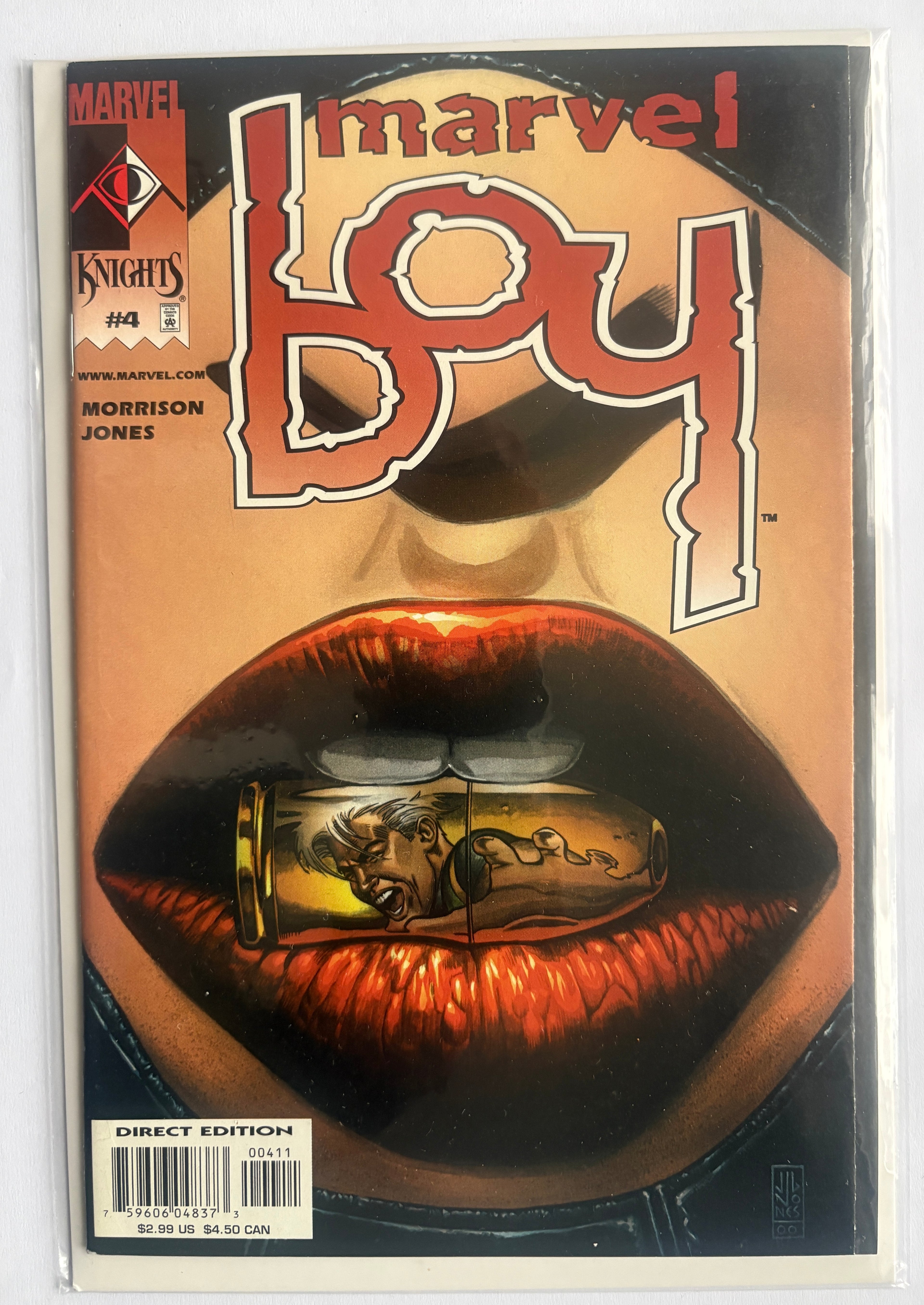 Marvel Boy #4 - 1st Printing - Marvel Comics November 2000 VF/NM 9.0
