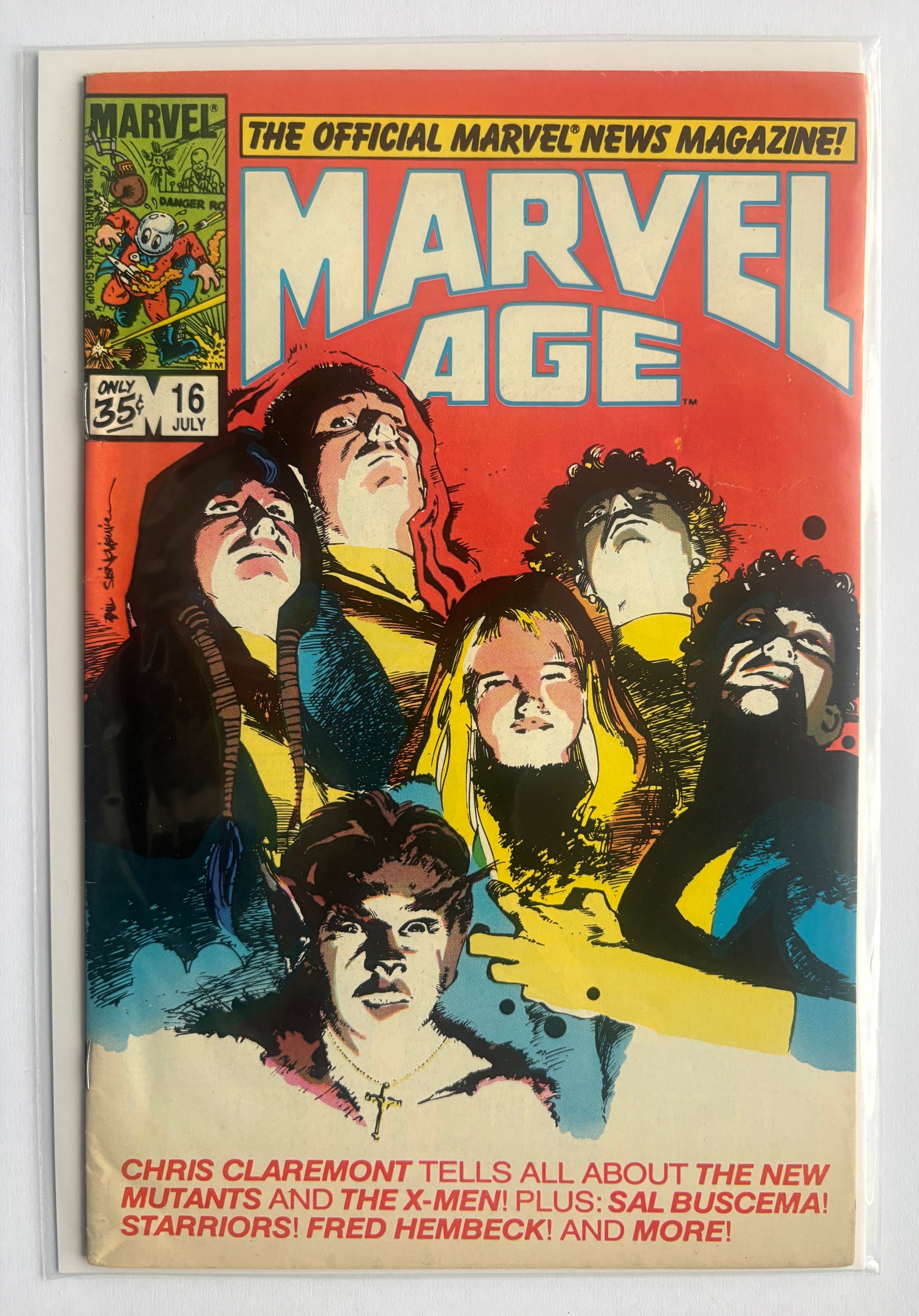 Marvel Age #16 - Marvel Comics July 1984 F/VF 7.0