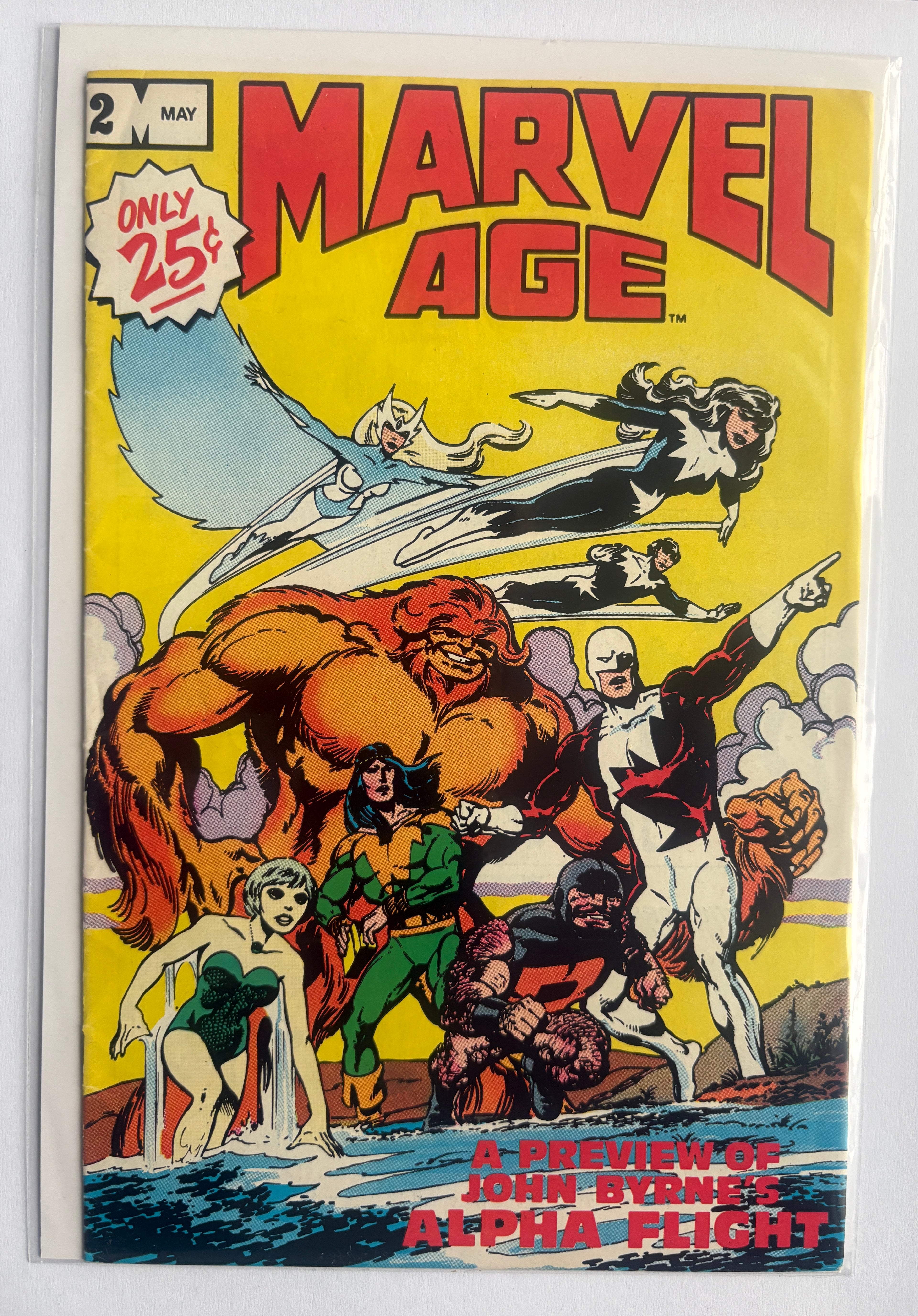 Marvel Age #2 - Alpha Flight, Puck Marvel Comics May 1983 VG/FN 5.0