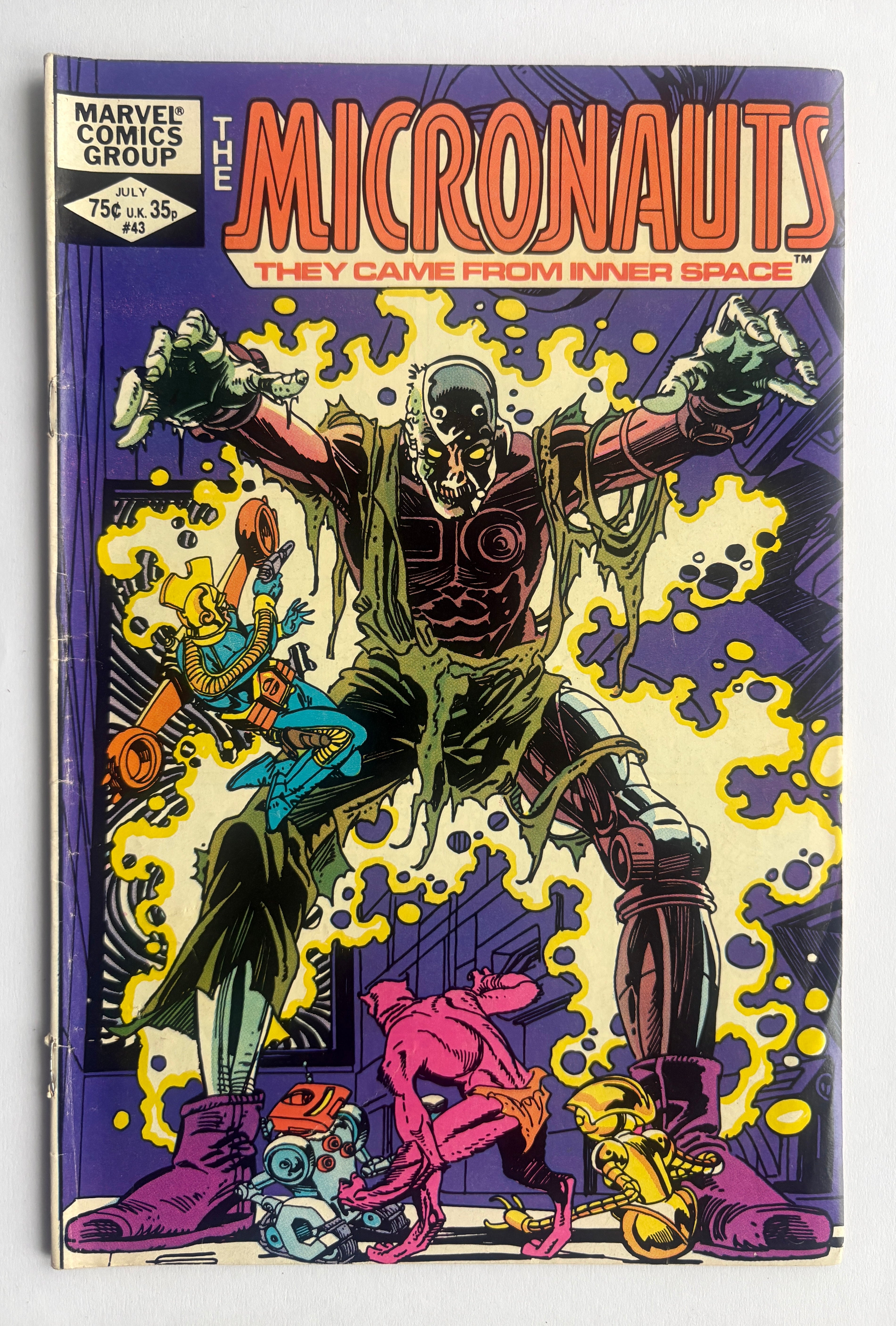 The Micronauts #43 - Marvel Comics - July 1982 FN 6.0
