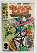The Marvel Saga the Official History of the Marvel Univers #8 July 1986 VF- 7.5