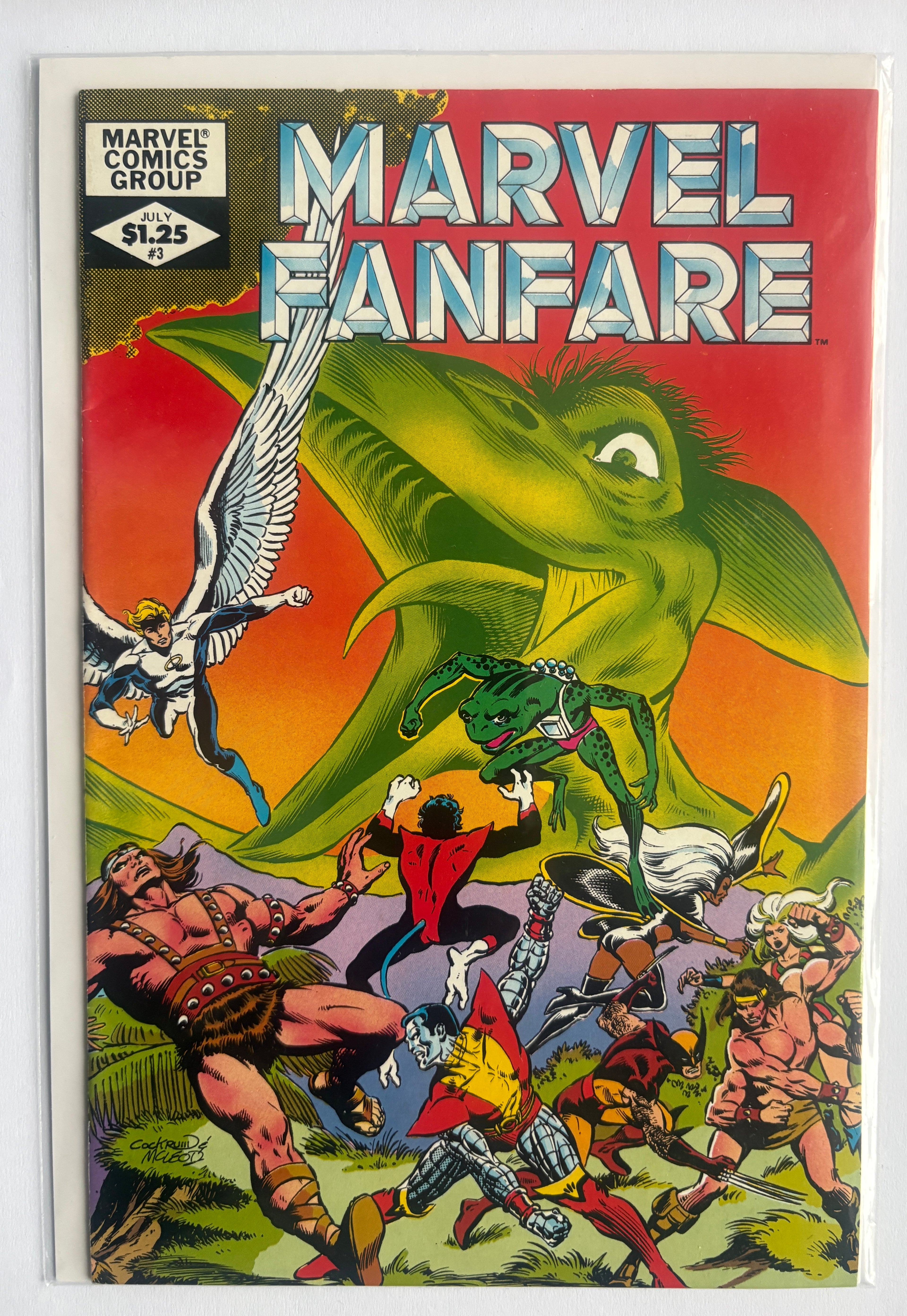 Marvel Fanfare #3 - Marvel Comics - July 1982 VF- 7.5