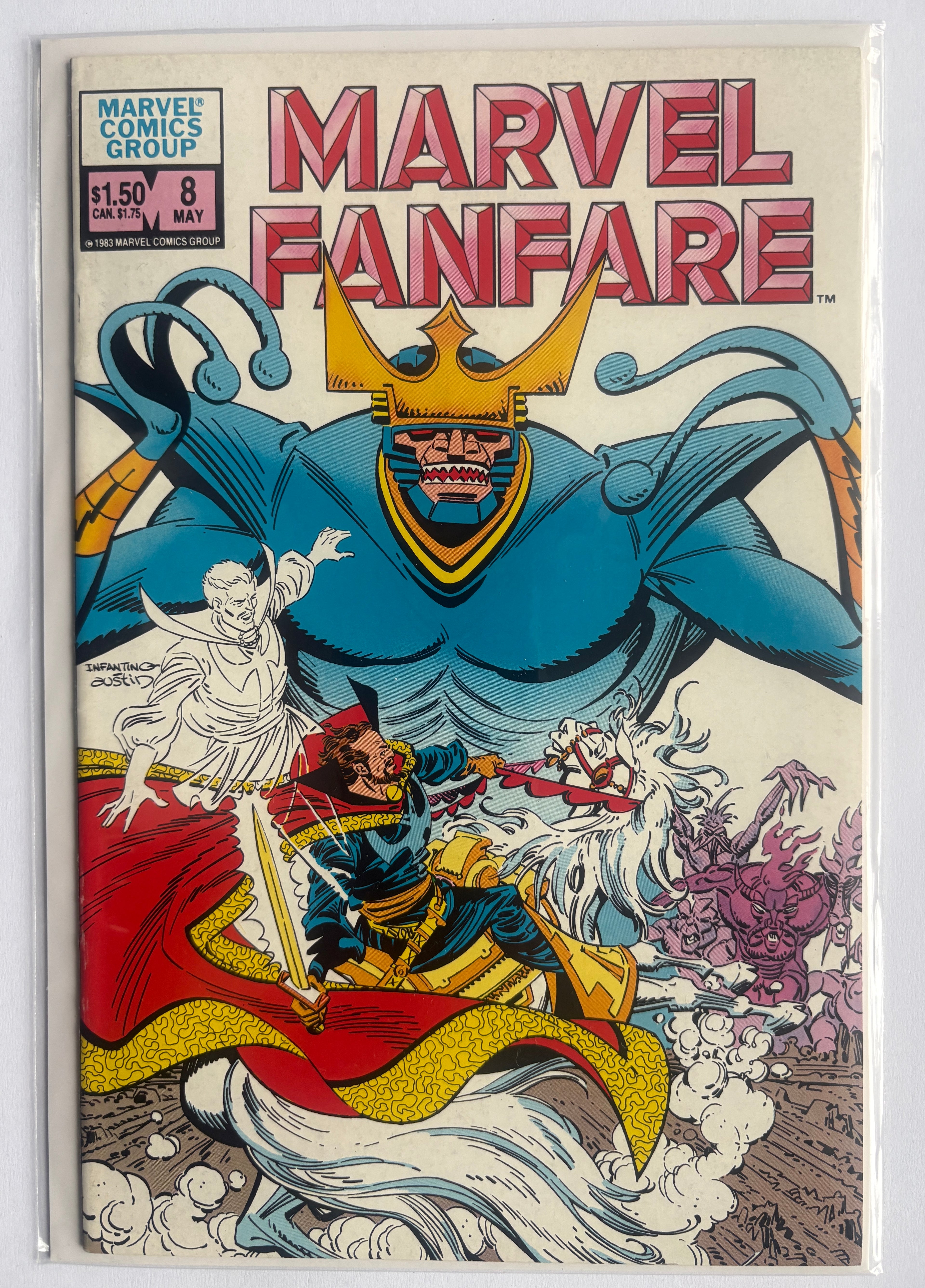 Marvel Fanfare #8 - 1st Printing - Marvel Comics May 1983 VF- 7.5