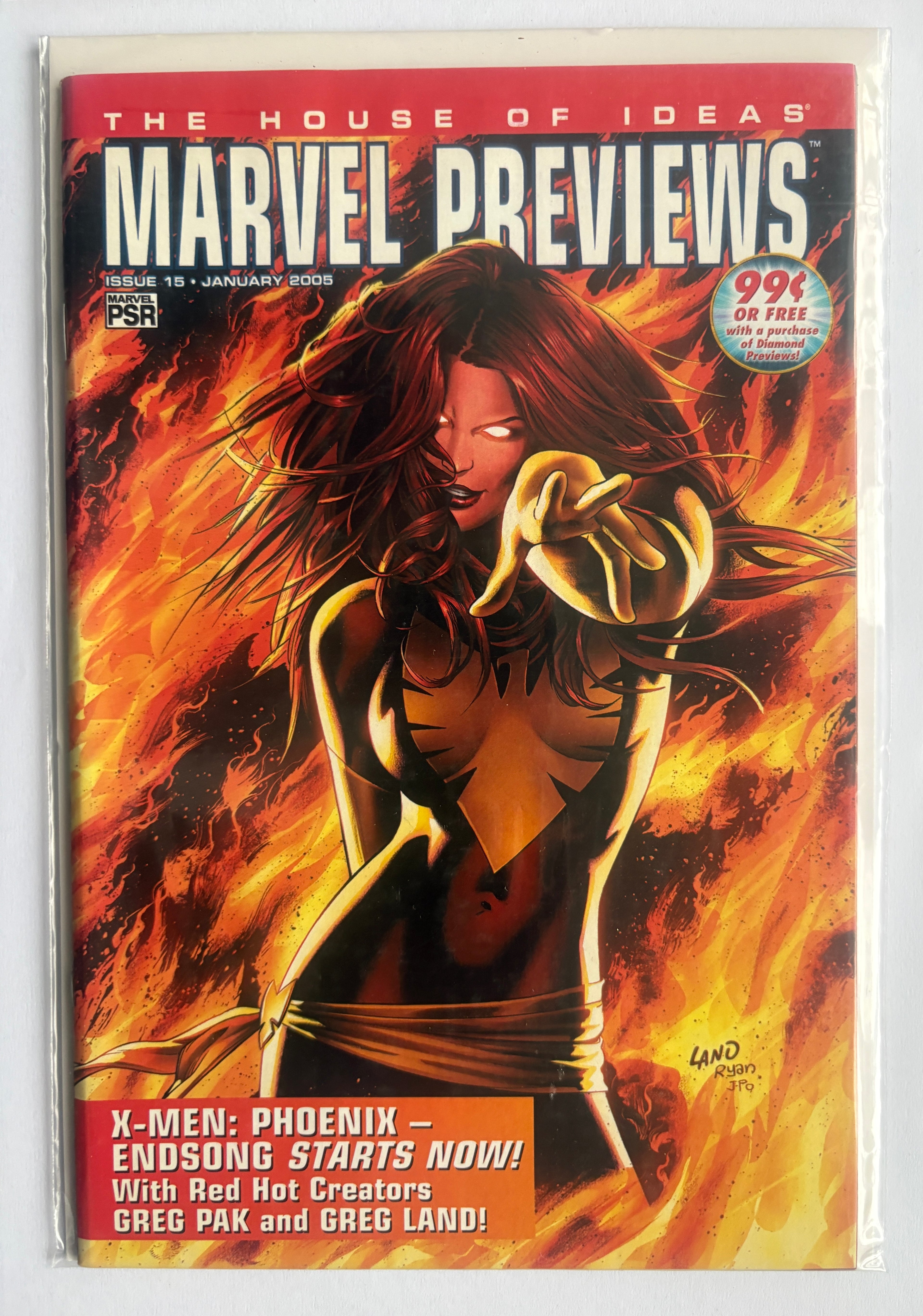 Marvel Previews #15 - X-men: Phoenix - January 2005 VF+ 8.5
