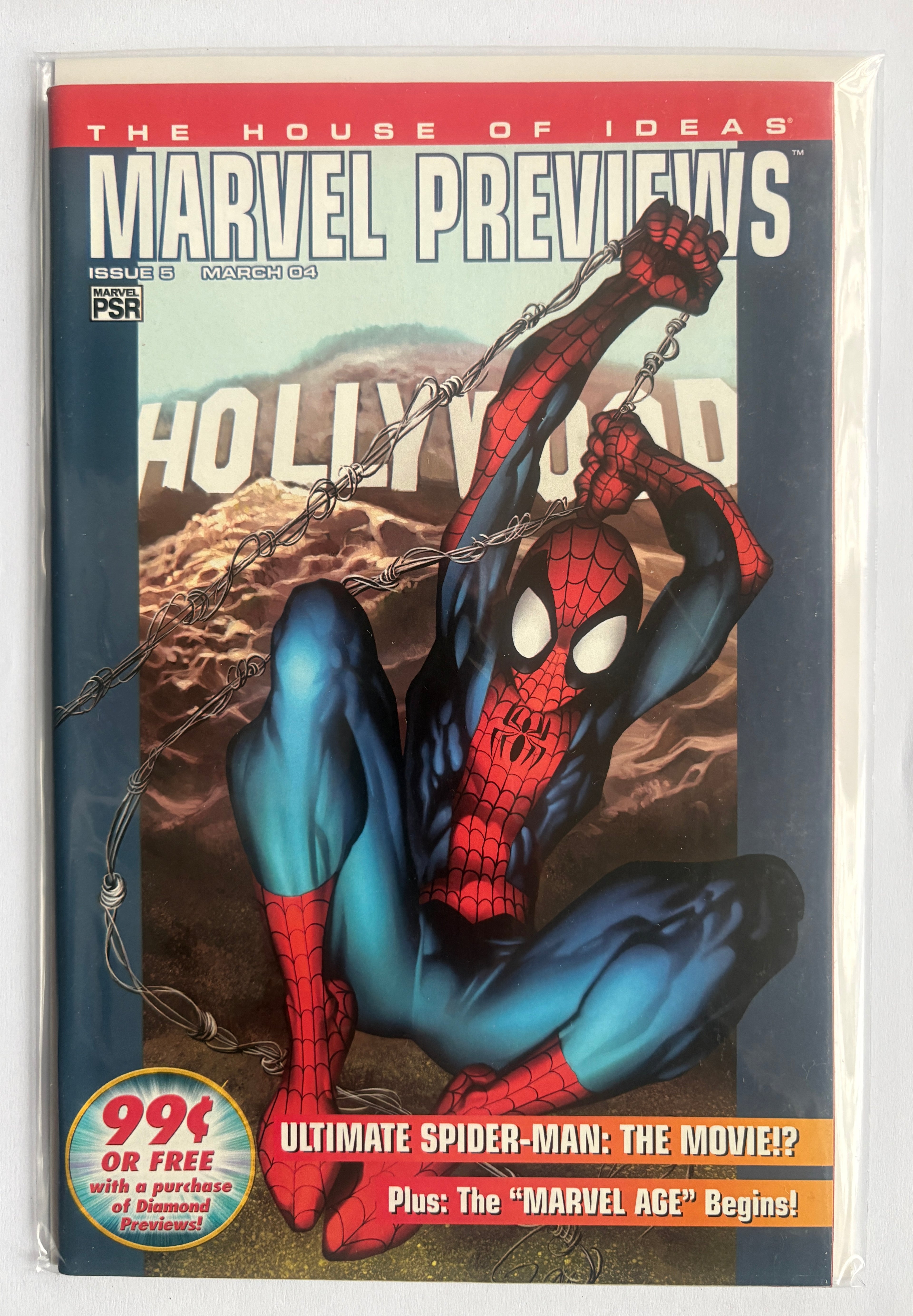 Marvel Previews #5 - Spider-Man - March 2004 VF+ 8.5