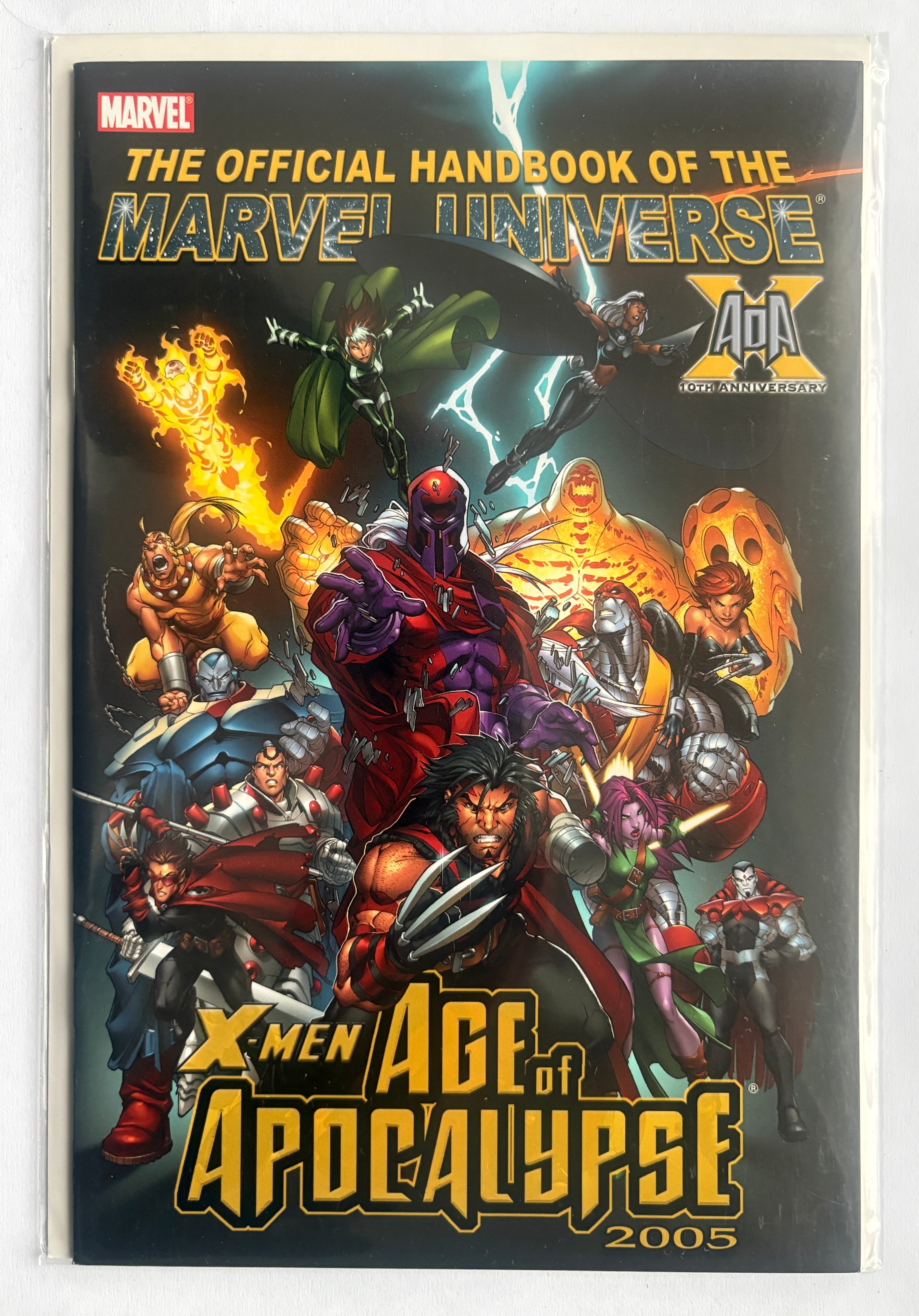 Official Handbook of the Marvel Universe: X-Men Age of Apocalypse  2005 VF+ 8.5