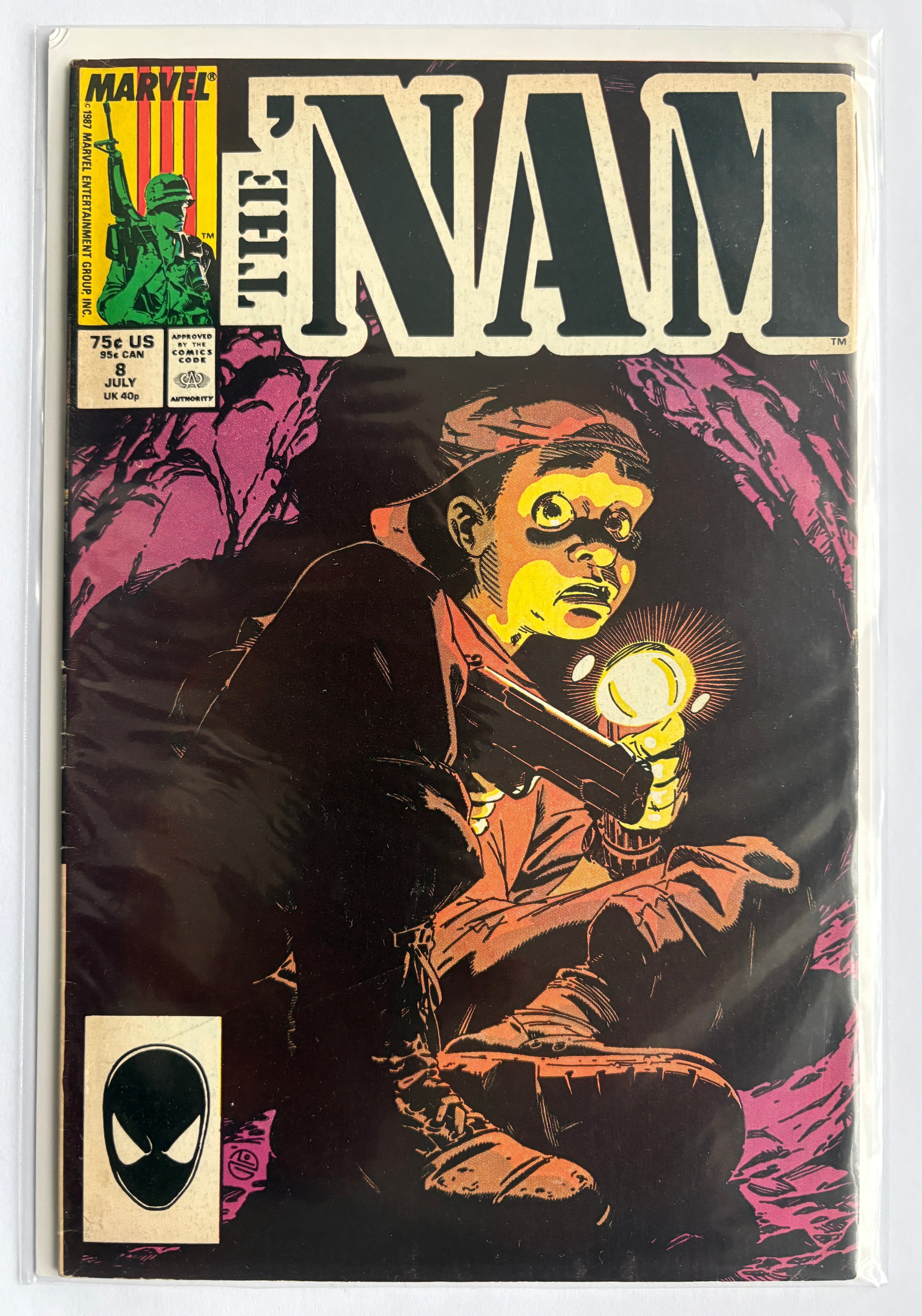 The 'Nam #8 - Marvel Comics July 1987 F/VF 7.0