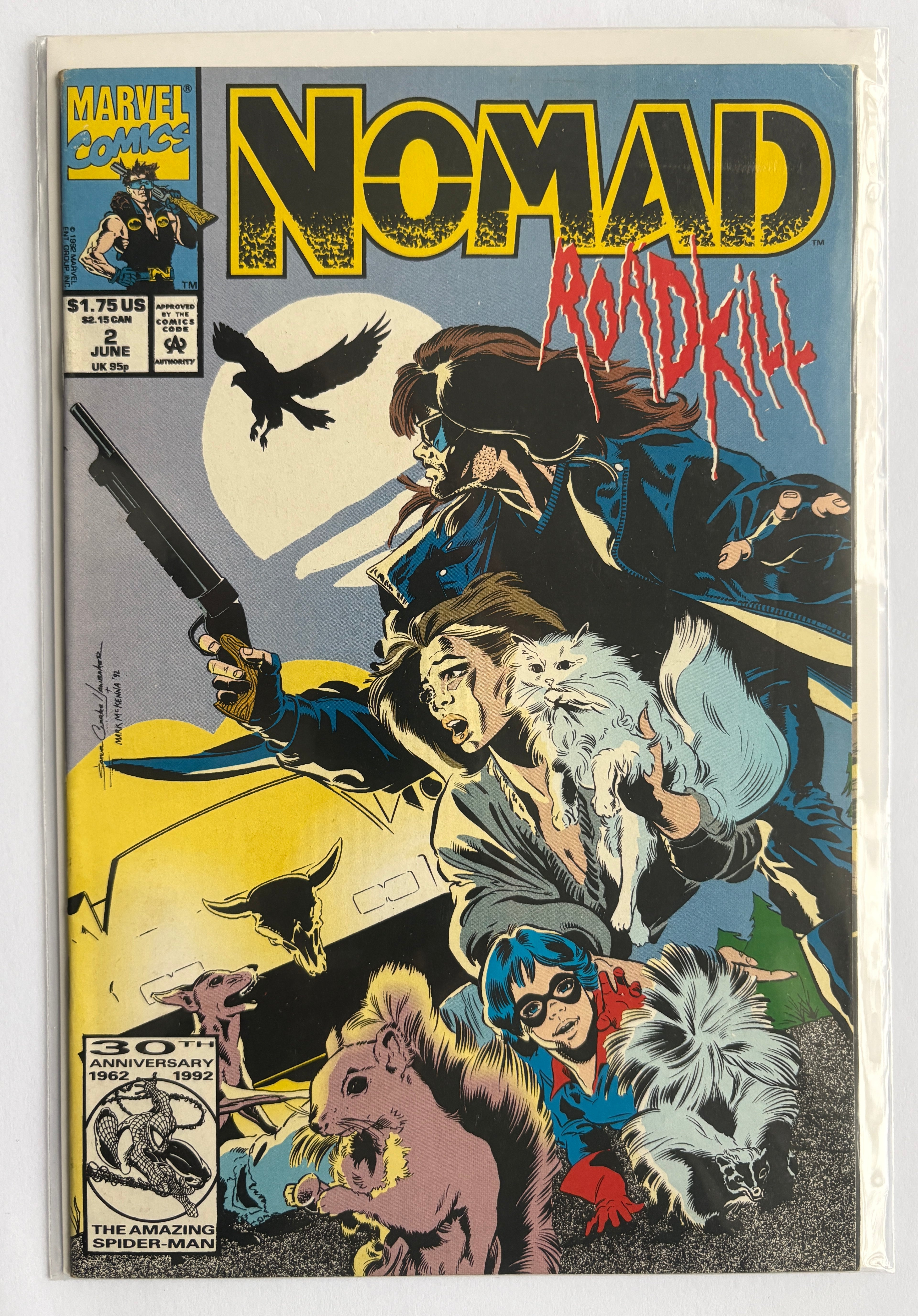 Nomad Roadkill #2 - Marvel Comics June 1992 VF- 7.5