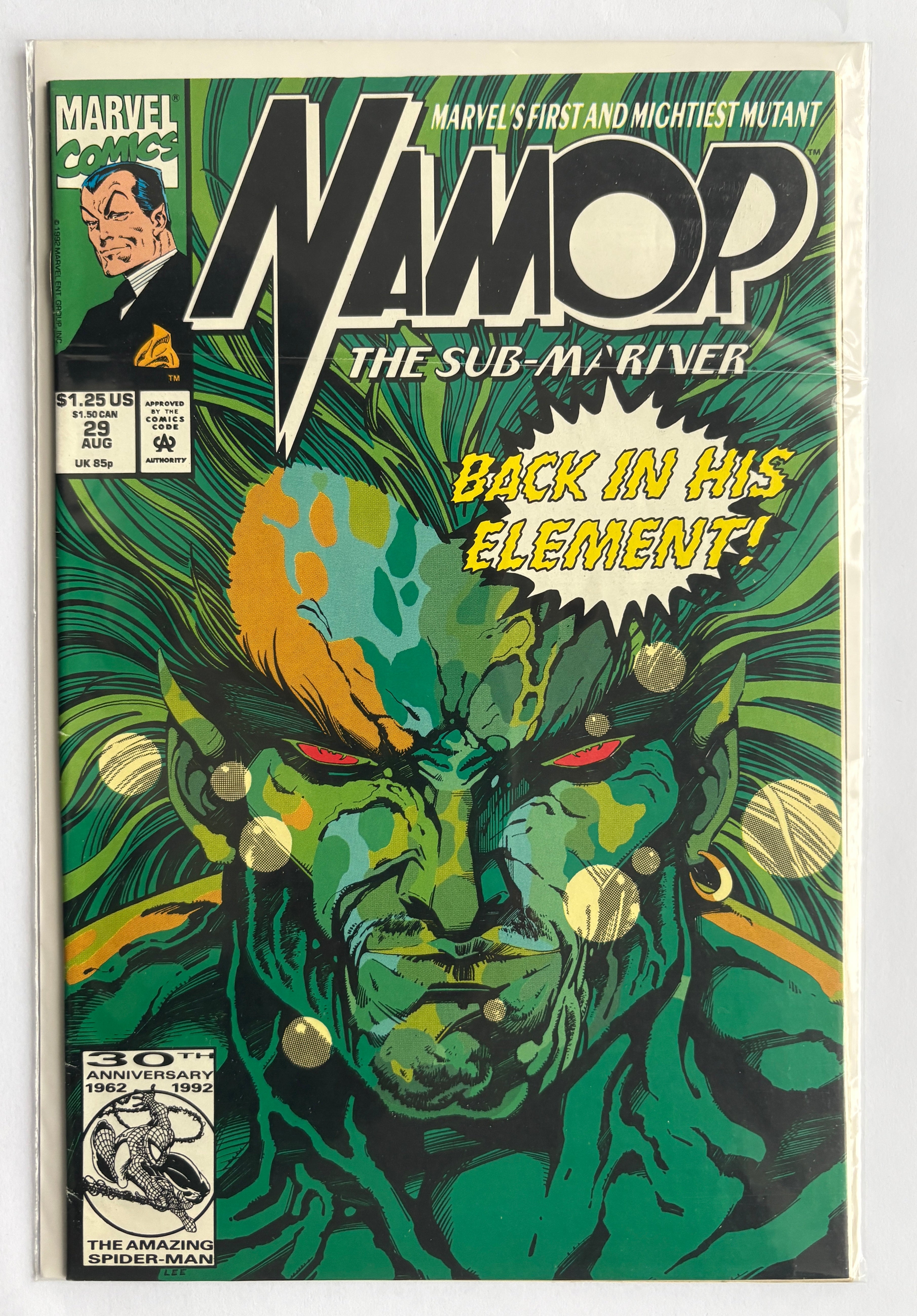 Namor The Sub-Mariner #29 - Marvel Comics August 1992 VF- 7.5