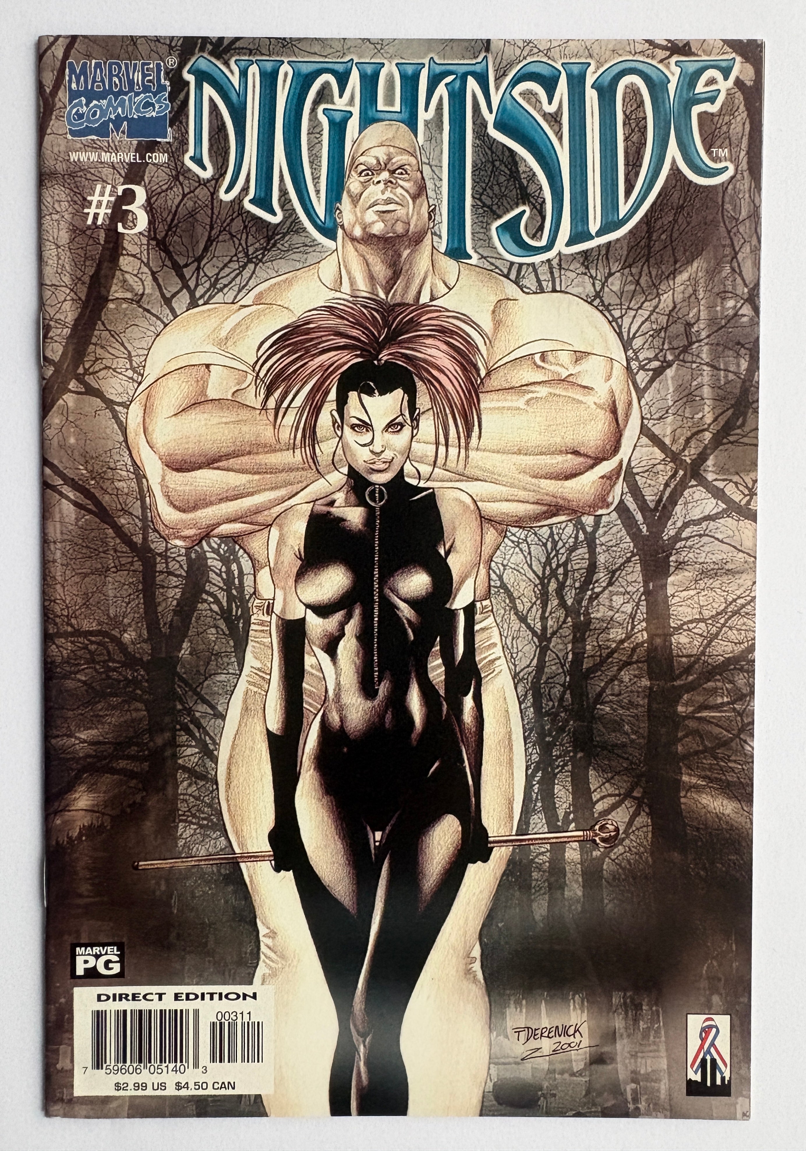 Nightside #3 - 1st Printing - Marvel Comics - February 2002 F/VF 7.0