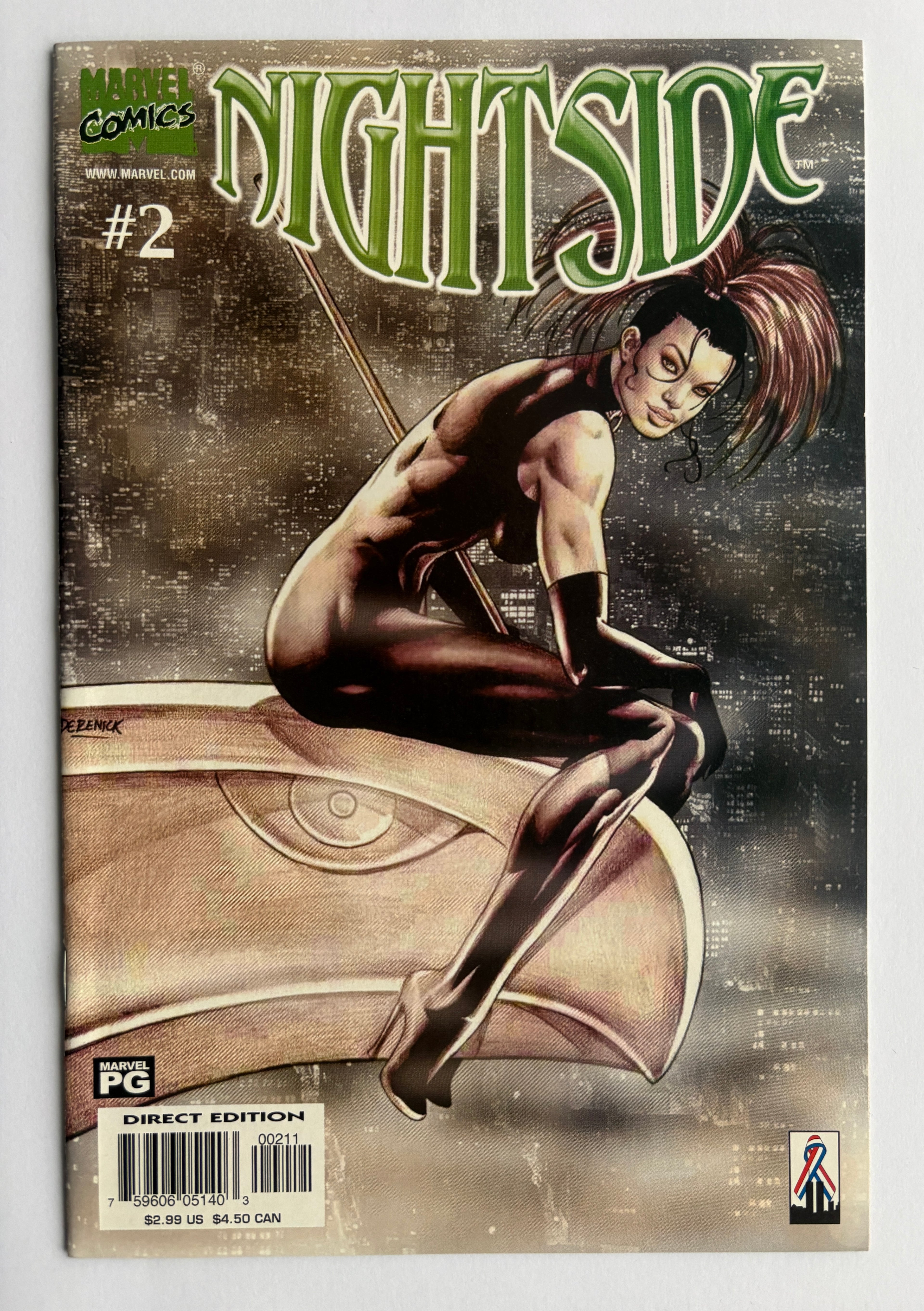 Nightside #2 -1st Printing - Marvel Comics - January 2002 F/VF 7.0