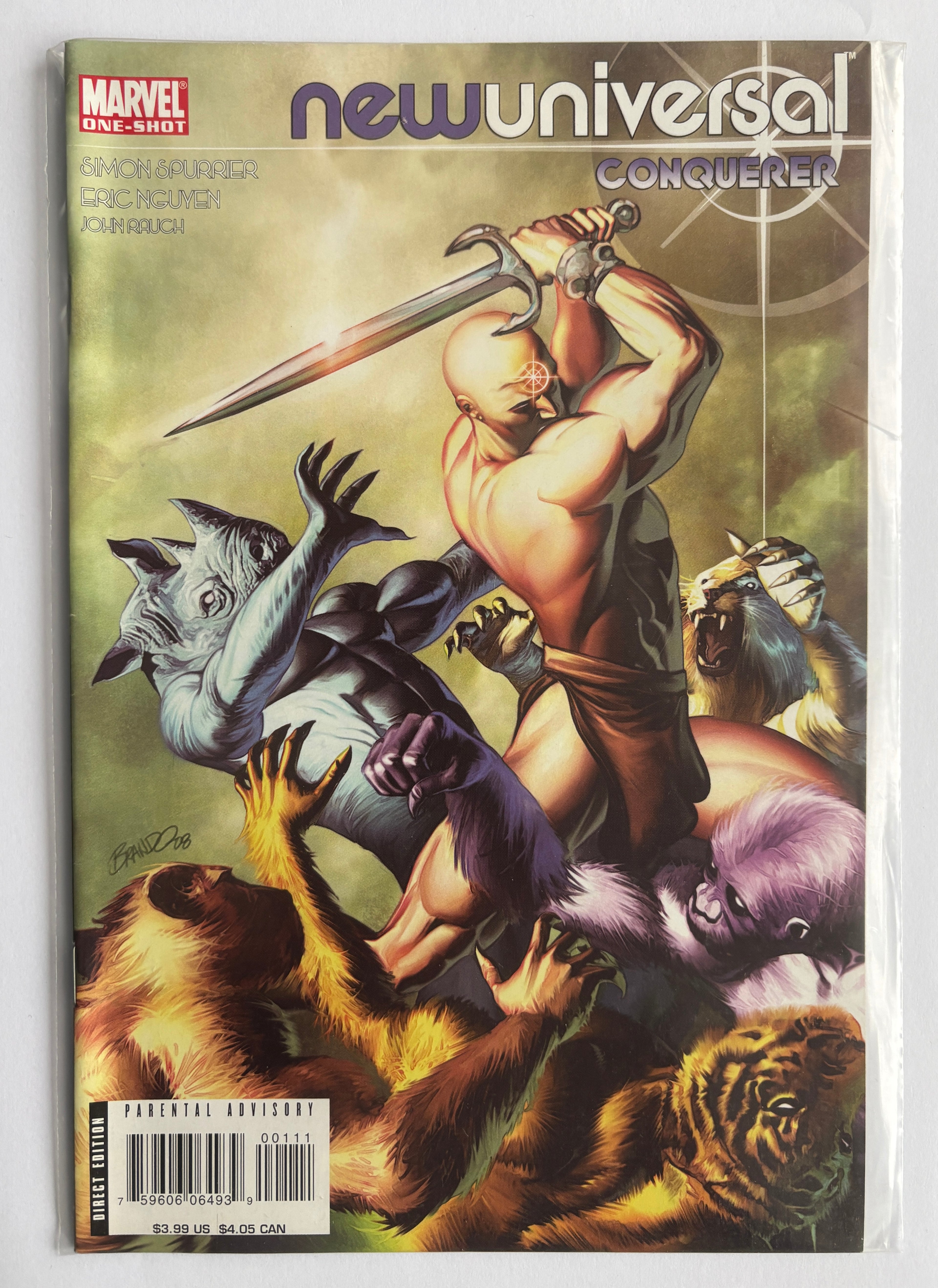 Newuniversal: Conquerer - One Shot - Marvel Comics - October 2008 - F/VF 7.0