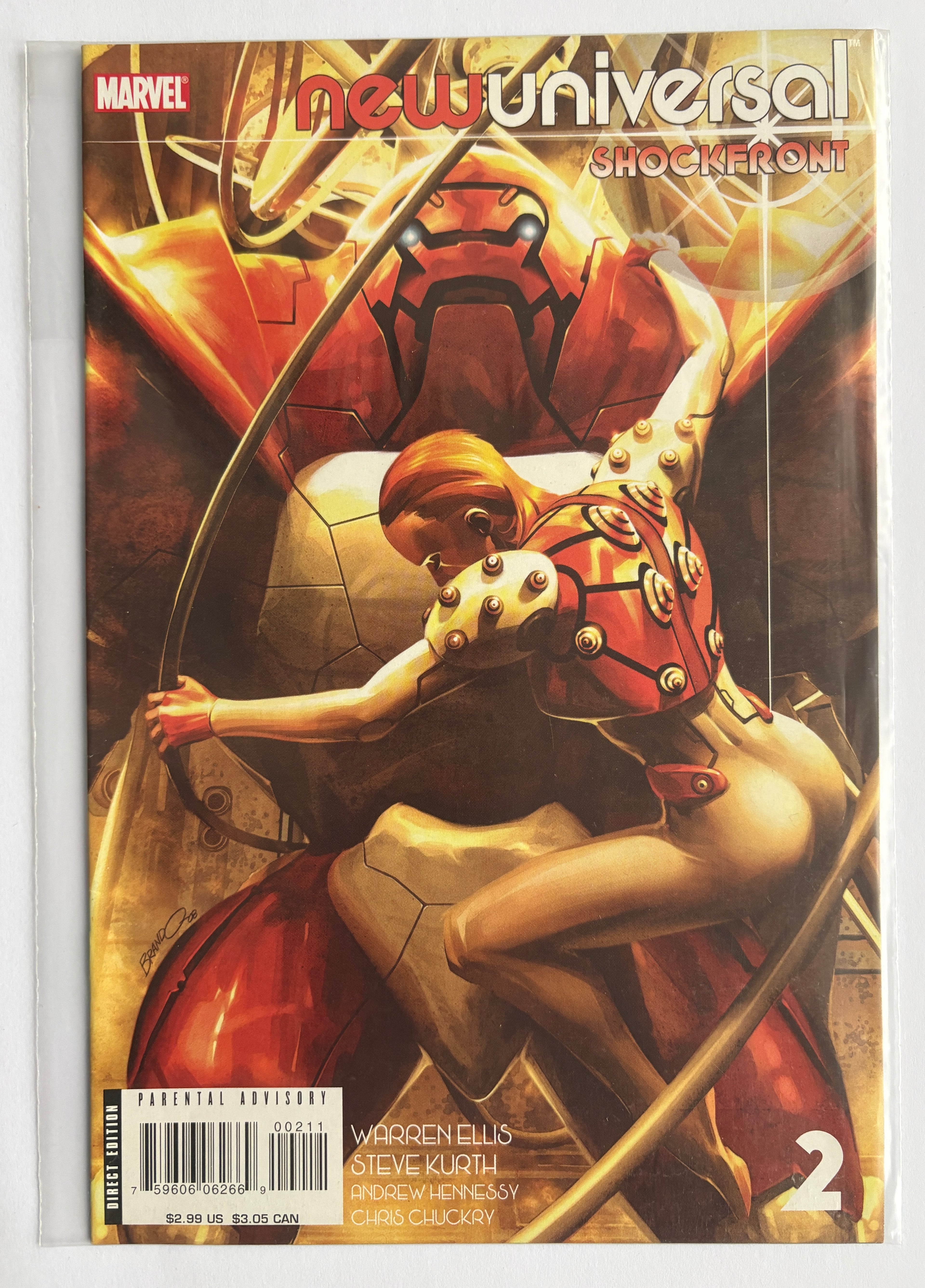 Newuniversal: Shockfront #2 - Marvel Comics - August 2008 - VF 8.0