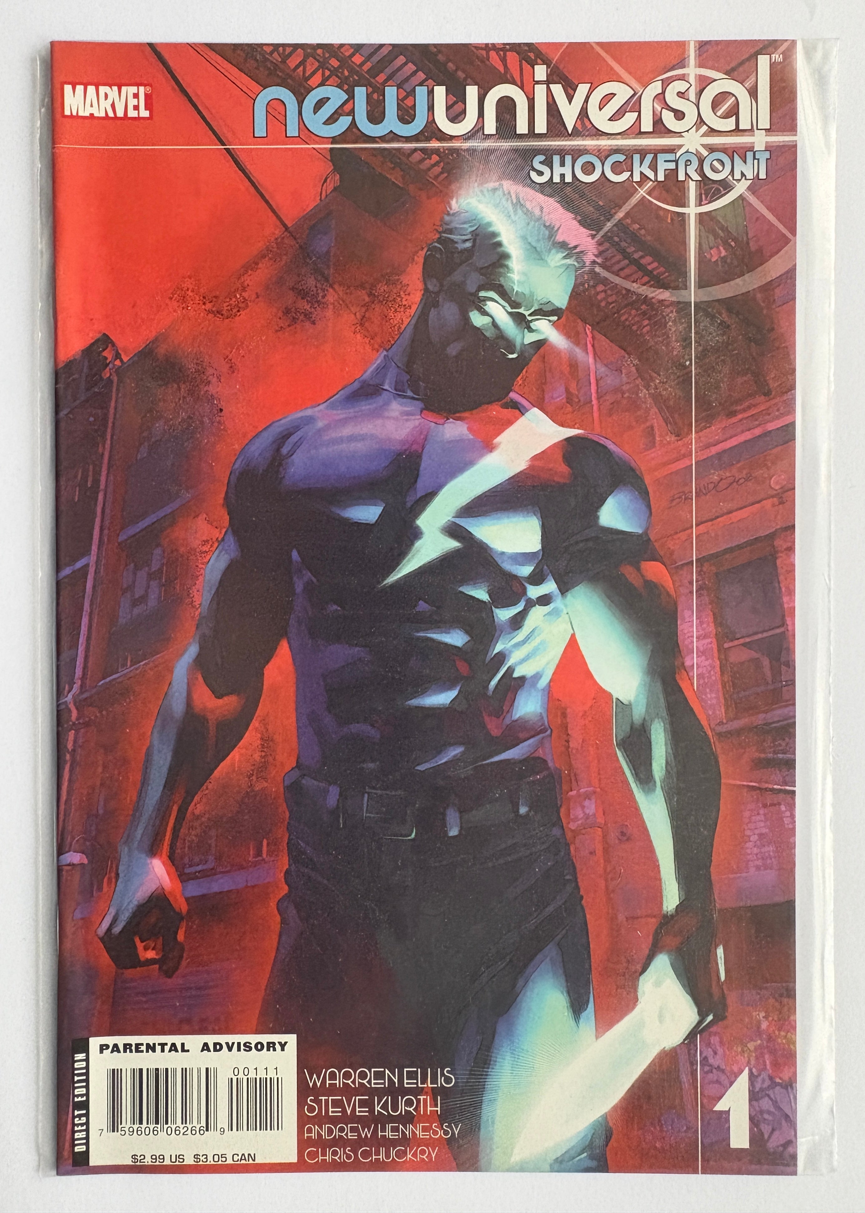 Newuniversal: Shockfront #1 - 1st Printing - Marvel Comics - July 2008 VF- 7.5