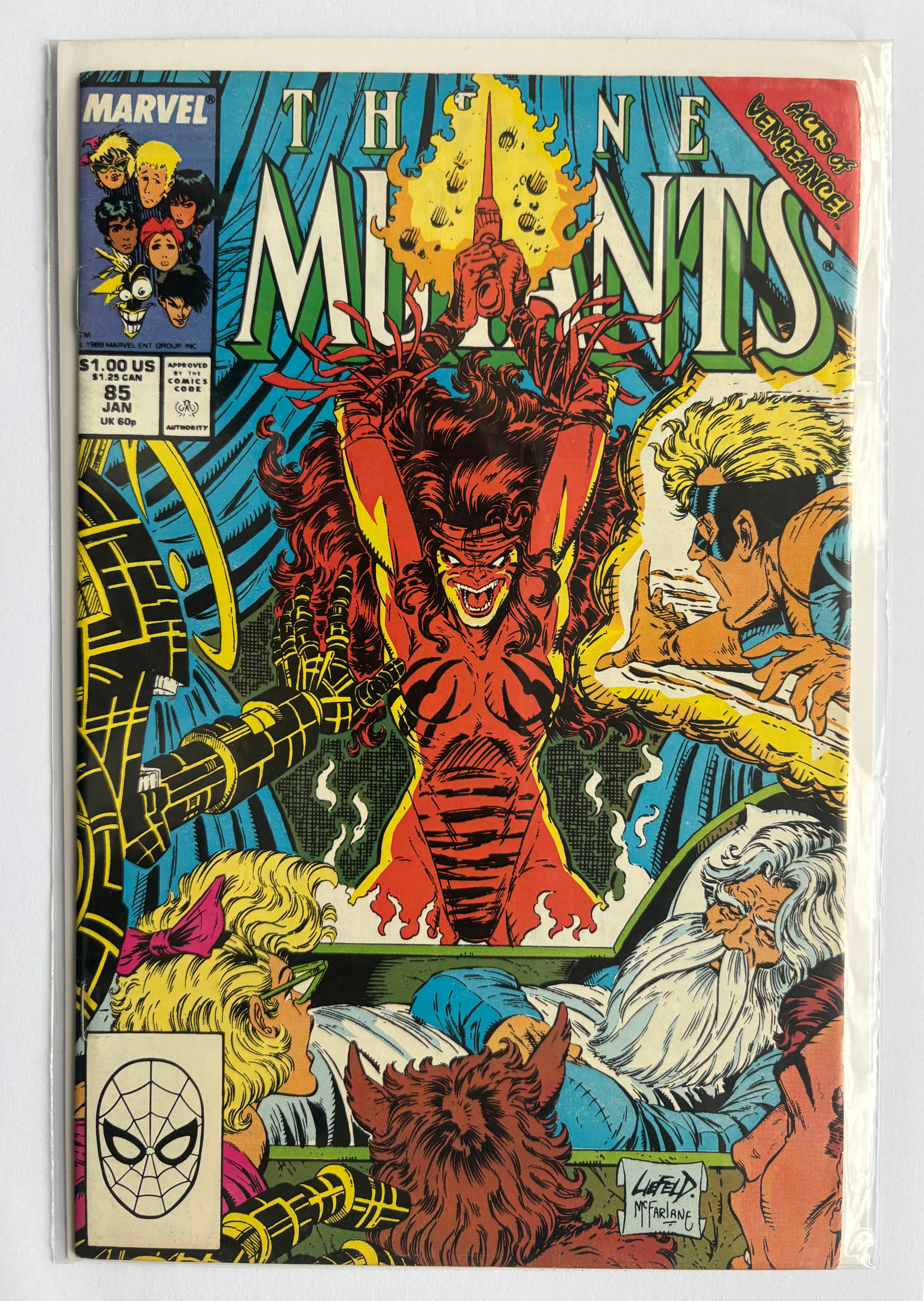 The New Mutants #85 - Marvel Comics - January 1990 VF- 7.5