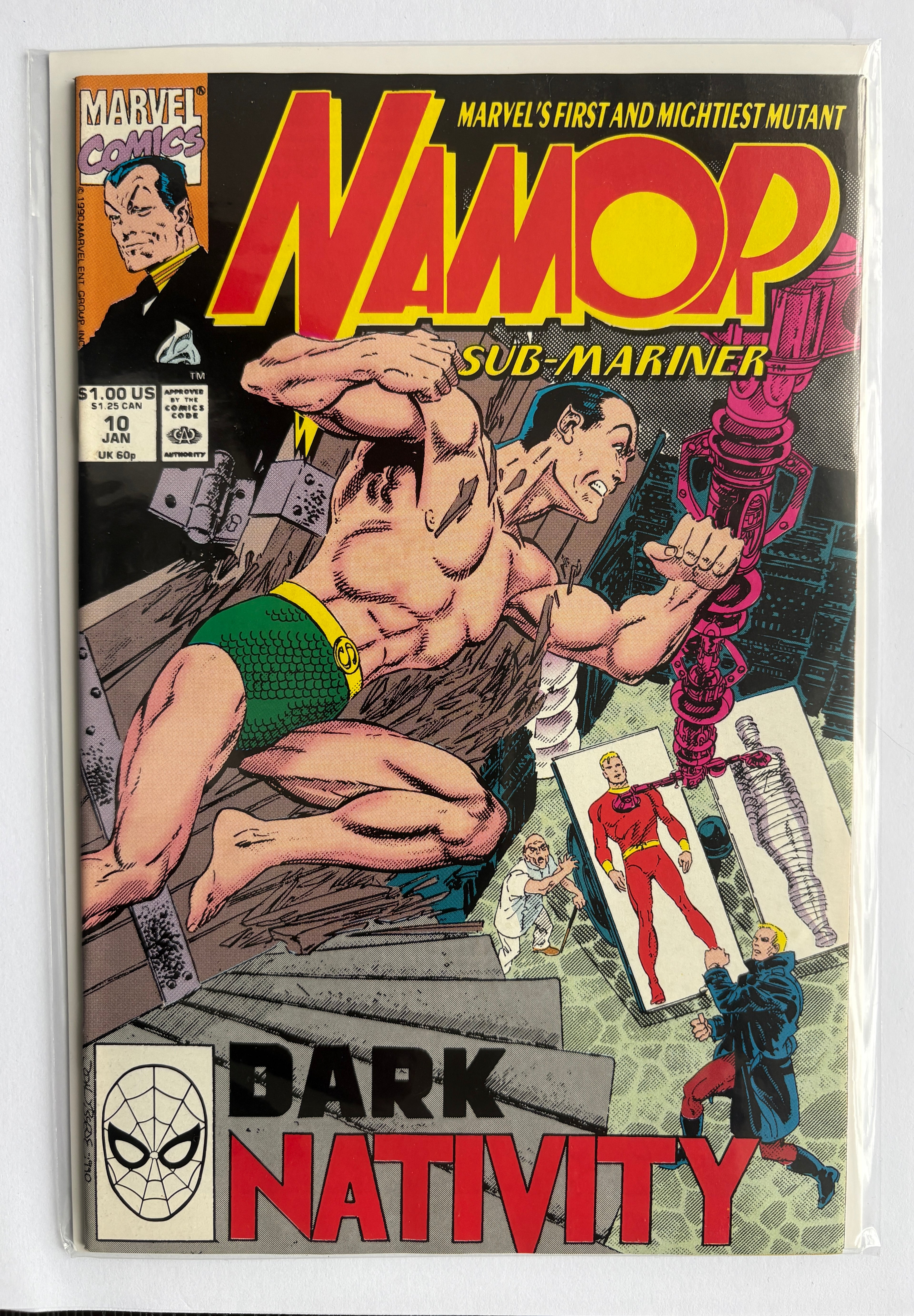 Namor The Sub-Mariner #10 - Marvel Comics January 1991 VF+ 8.5