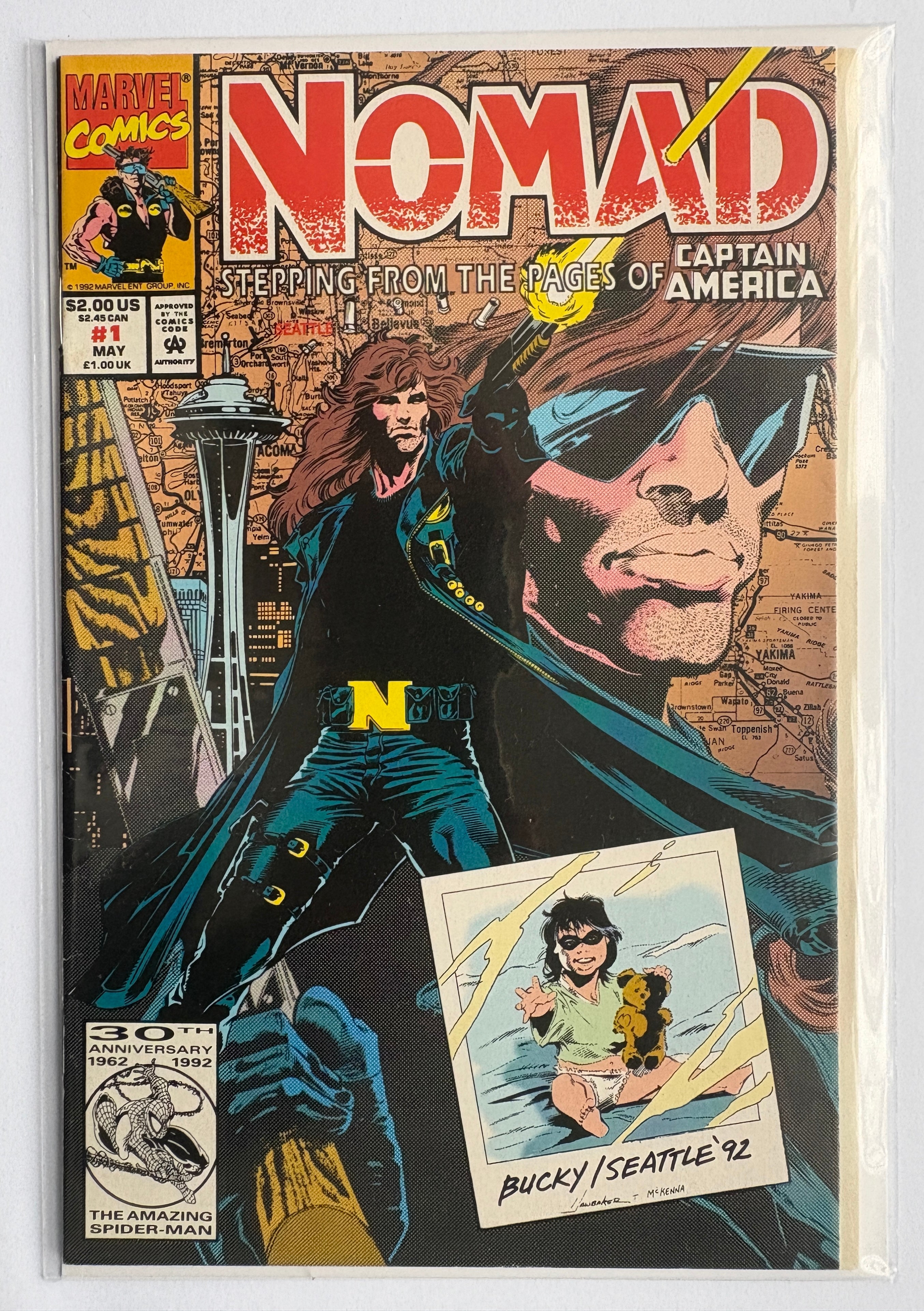 Nomad #1 - Marvel Comics May 1992 VF- 7.5