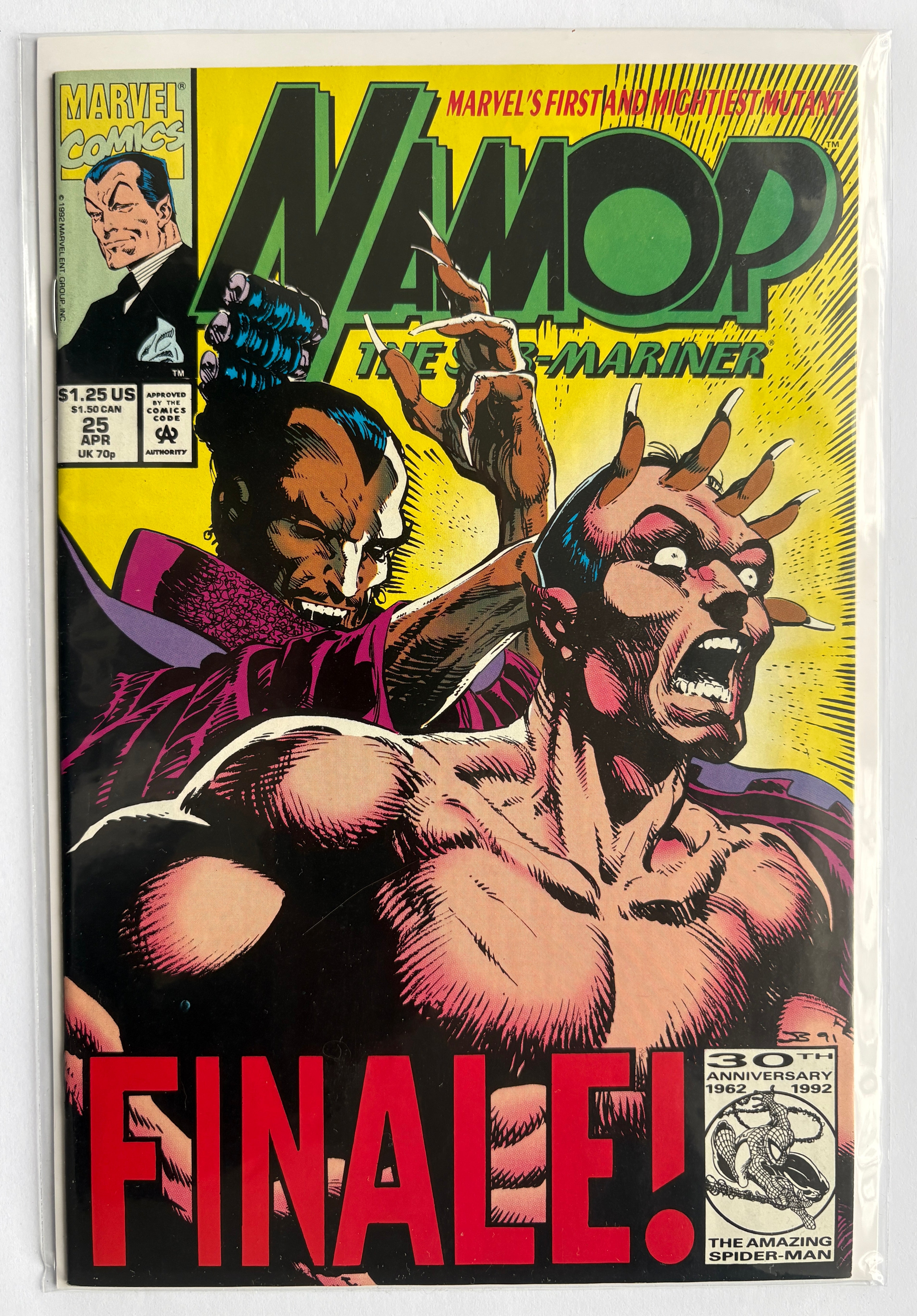 Namor The Sub-Mariner #25 - Marvel Comics April 1992 VF- 7.5