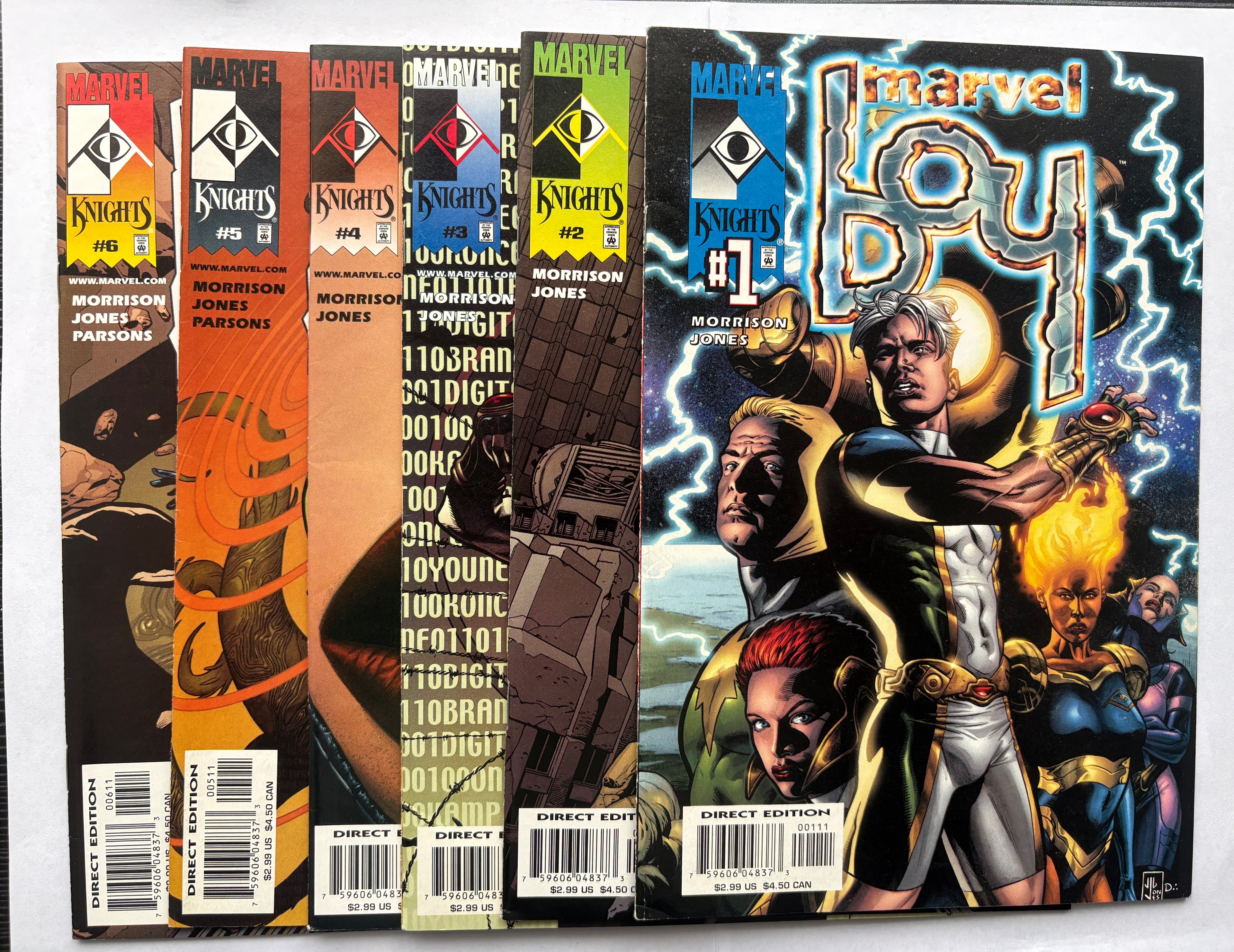 Marvel Boy #1 to 6 Complete Set (6 Comics) - Marvel Comics 2000 VF 8.0