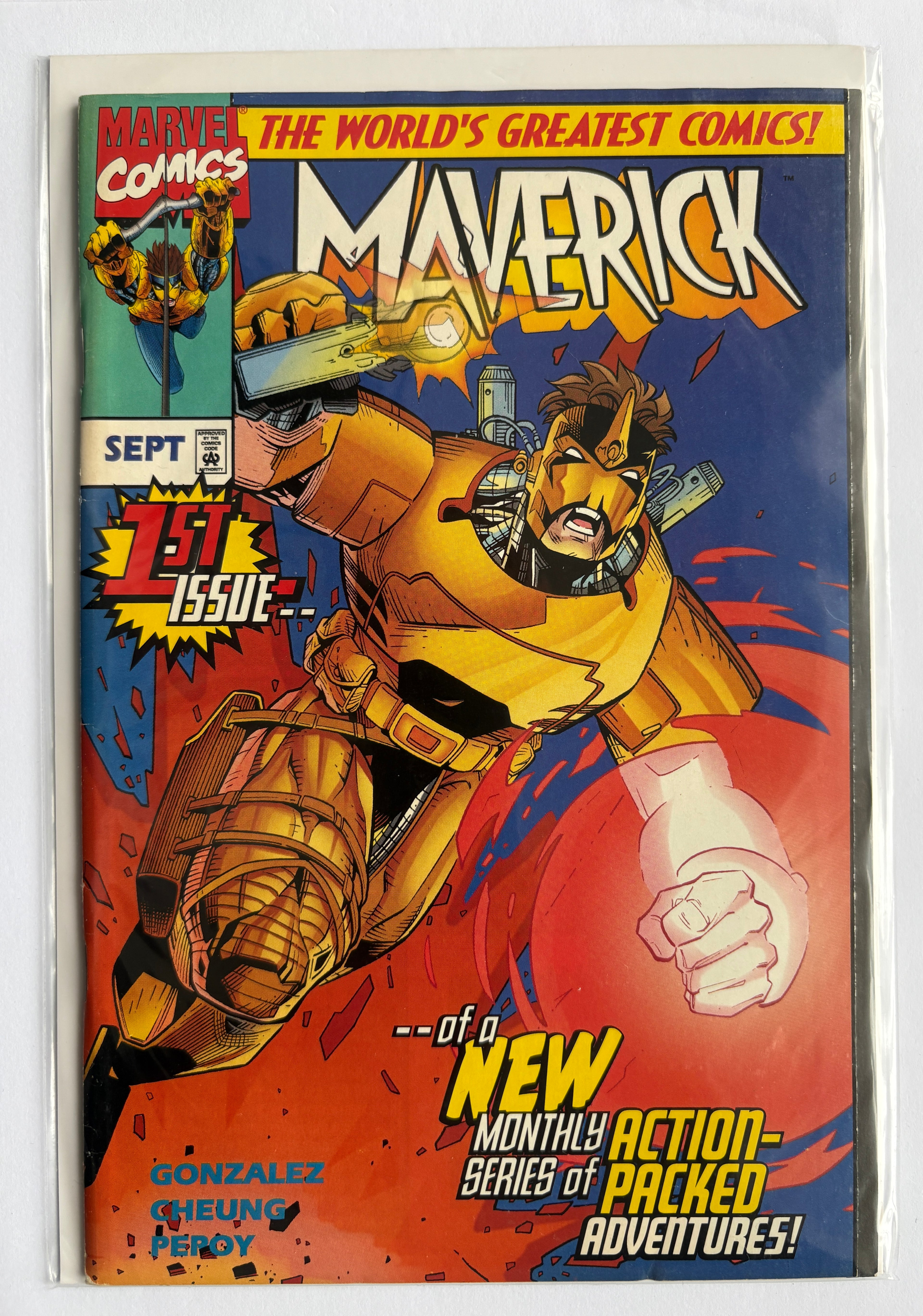 Maverick #1 - 1st Issue - Marvel Comics - September 1997 F/VF 7.0
