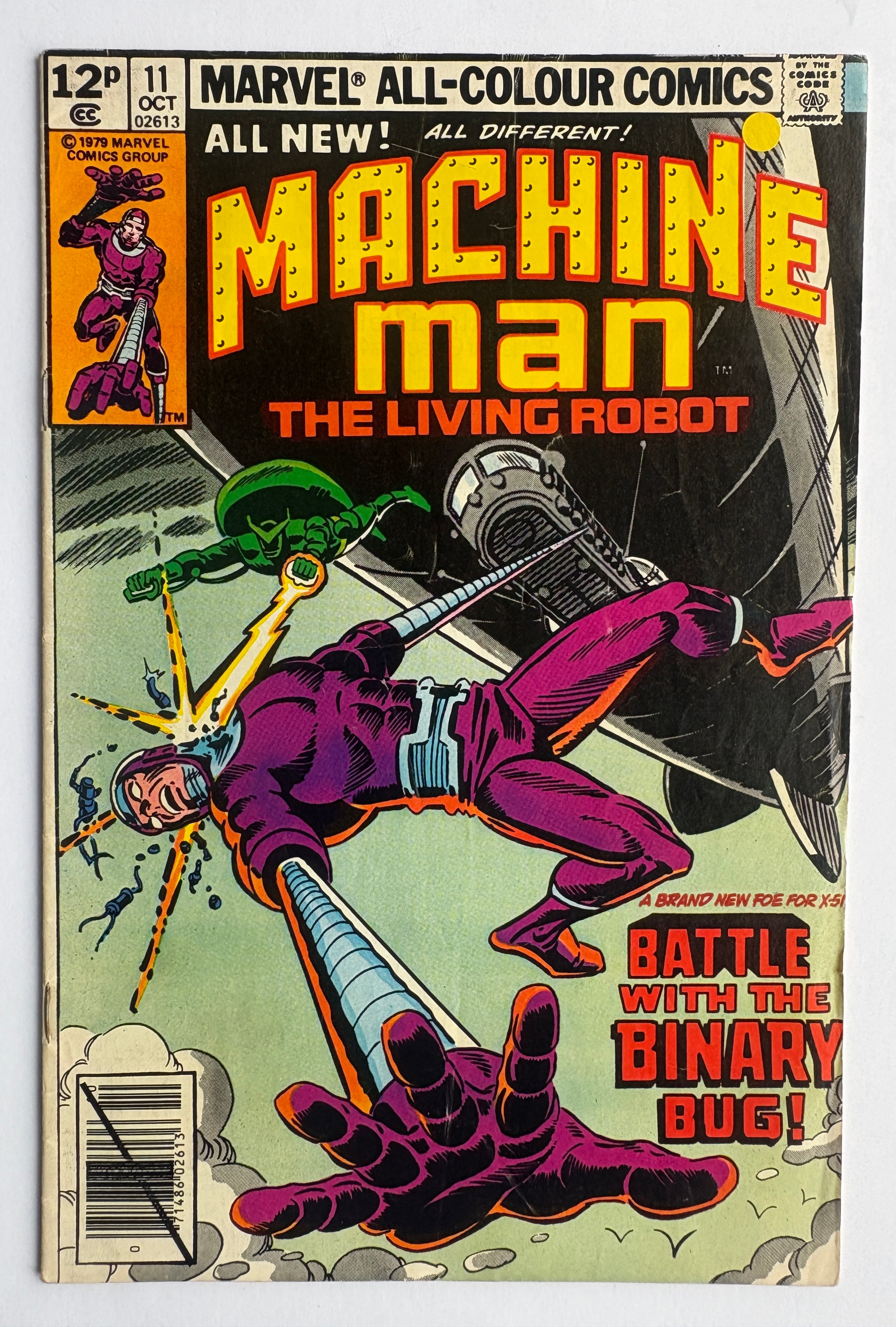 Machine Man #11 - Marvel Comics - UK Variant October 1979 FN 6.0