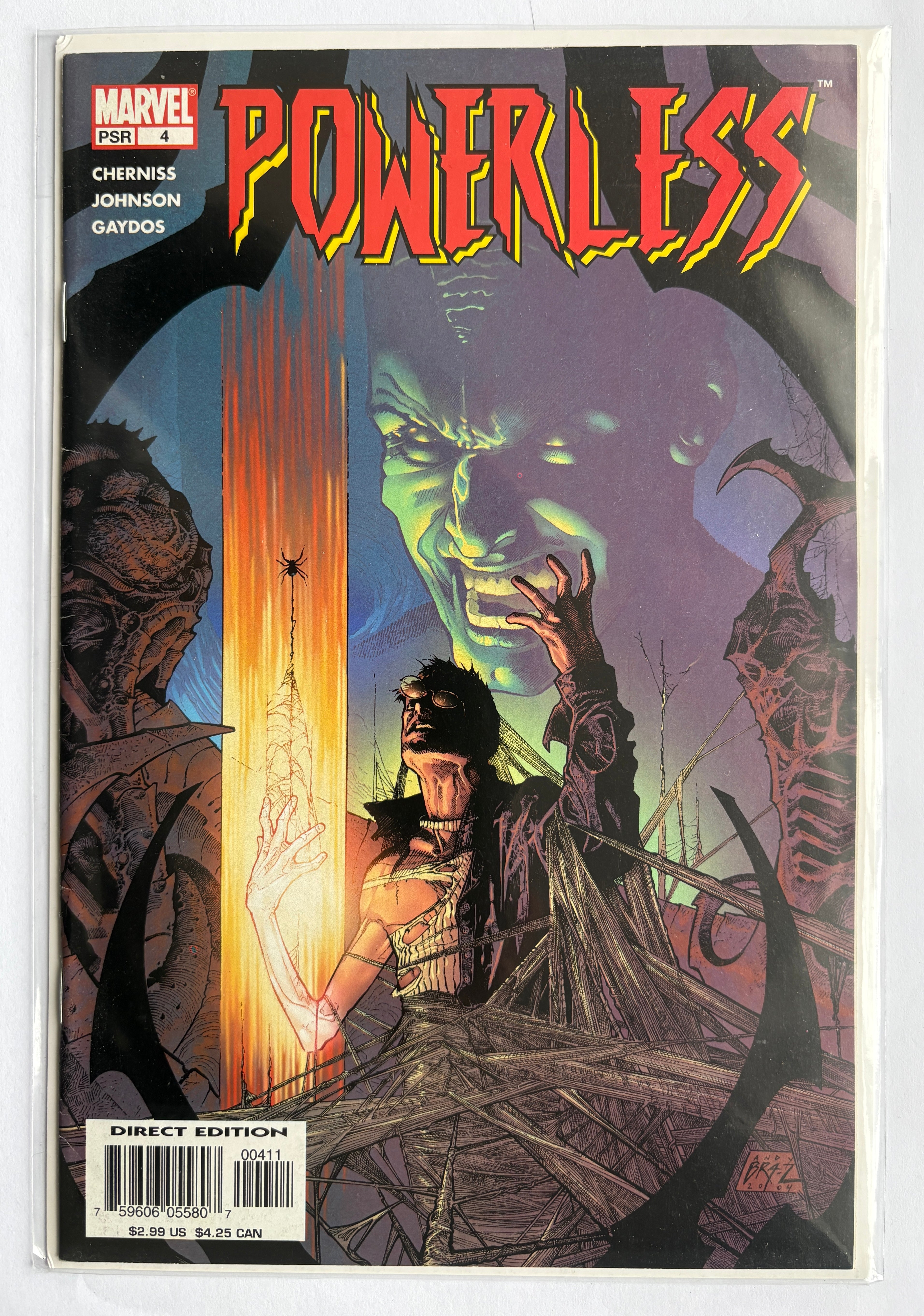 Powerless #4 - 1st Printing Marvel Comics November 2004 VF- 7.5