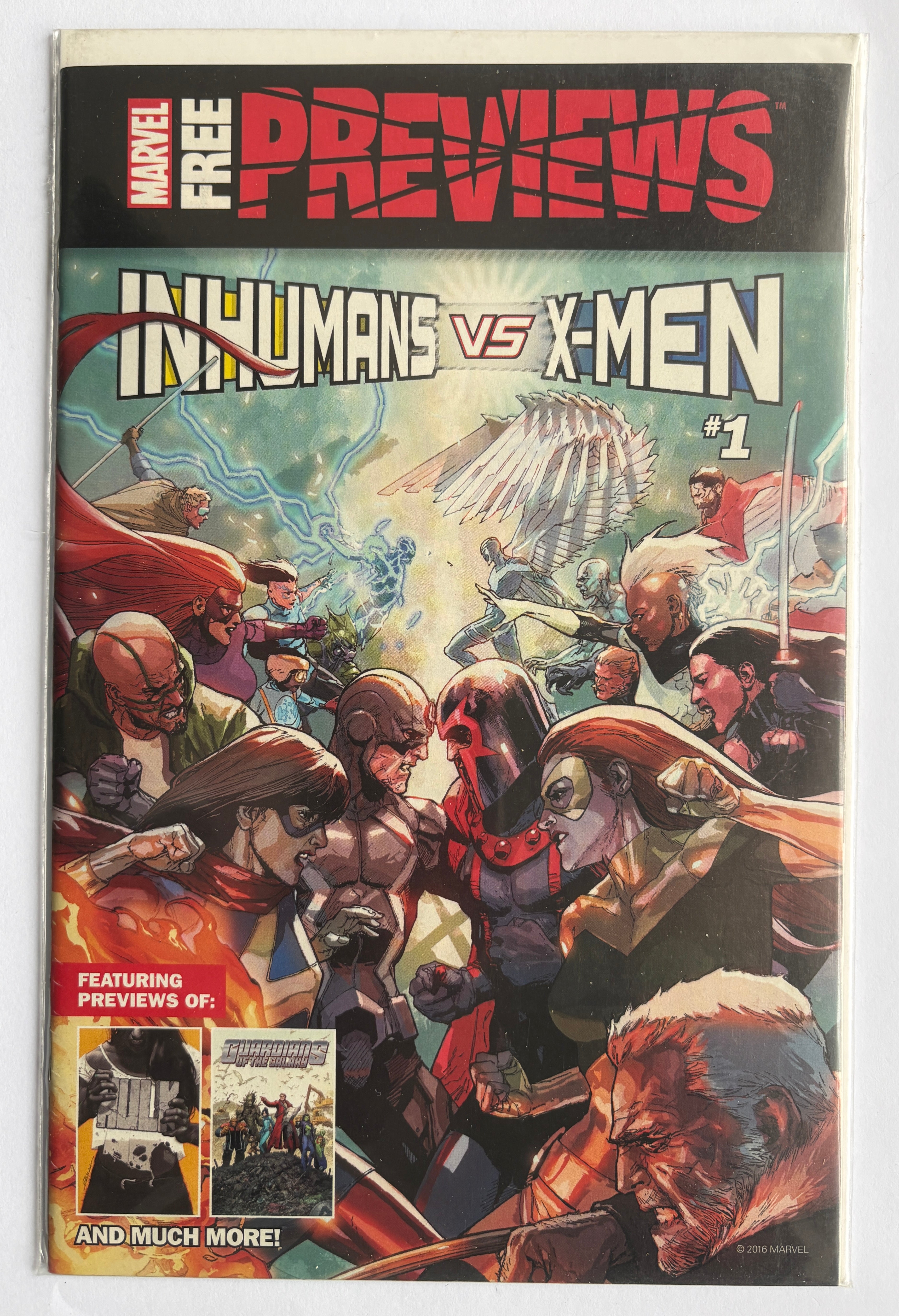 Marvel Free Previews 2016 #3 - Inhumans vs X-Men January 2017 VF/NM 9.0