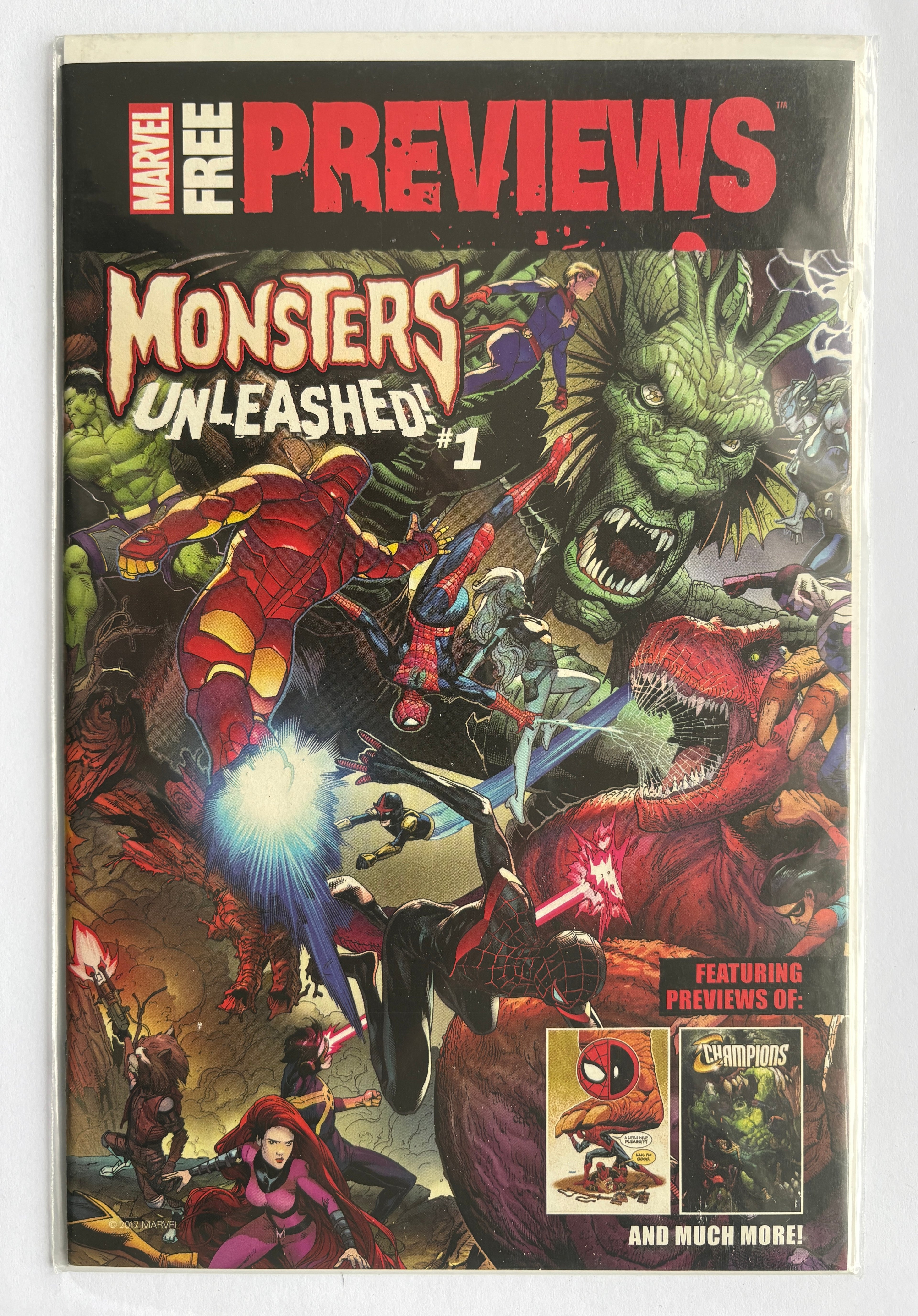 Marvel Free Previews: Monsters Unleashed #1 -  March 2017 VF/NM 9.0