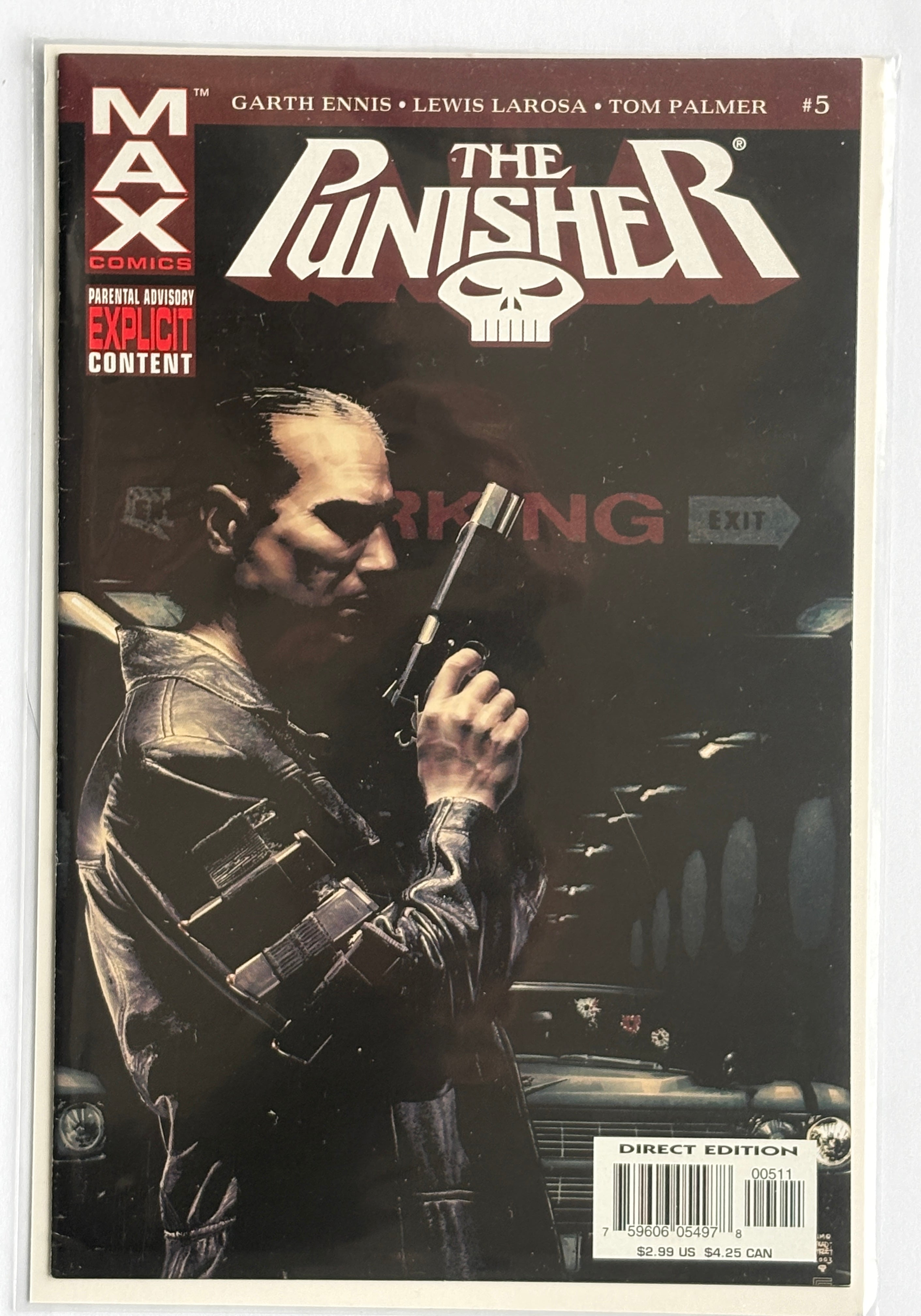 The Punisher #5 - 1st Printing Marvel Max Comics June 2004 FN 6.0