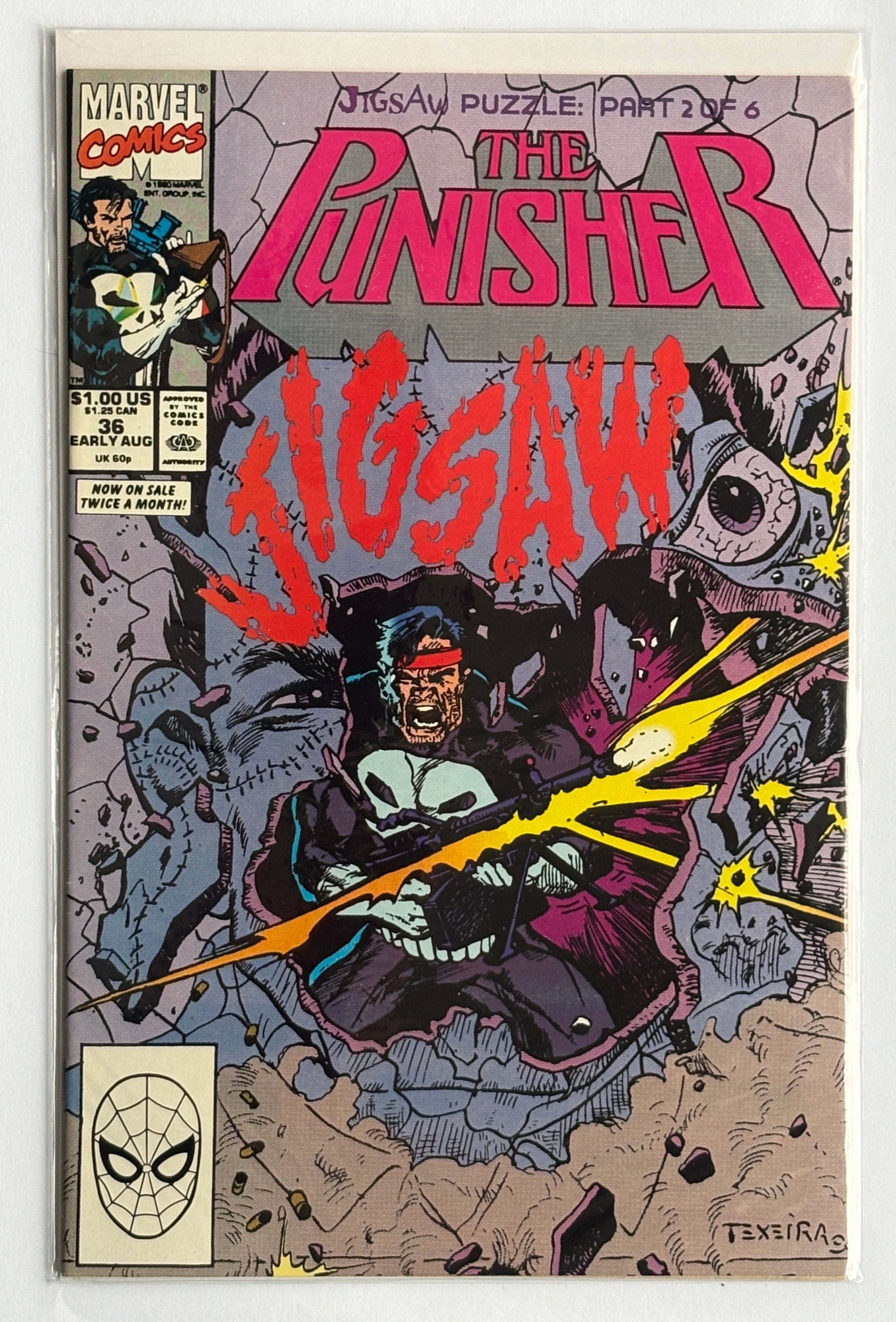 The Punisher #36 - Marvel Comics August 1990 VF- 7.5