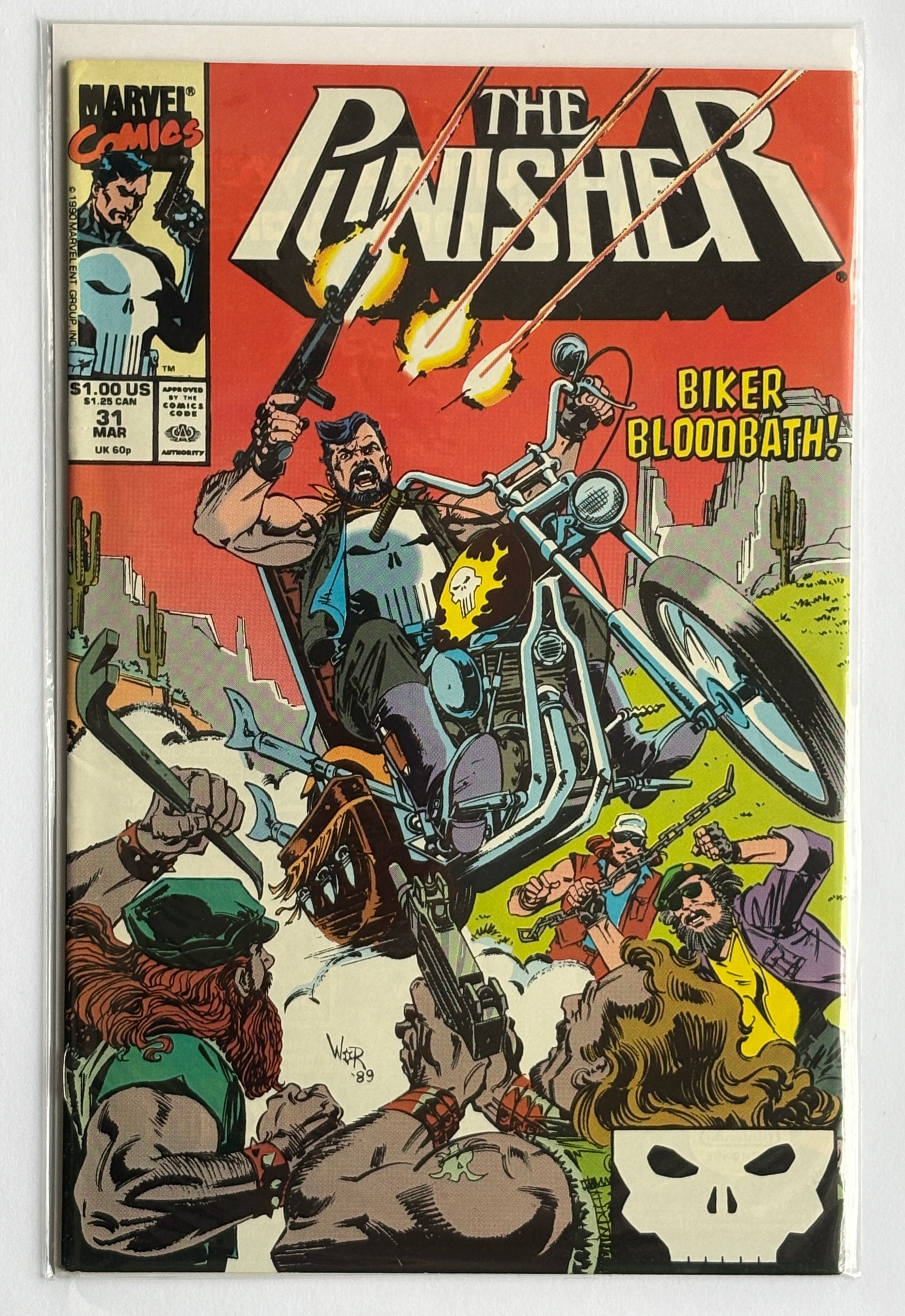 The Punisher #31 - Marvel Comics March 1990 VF 8.0