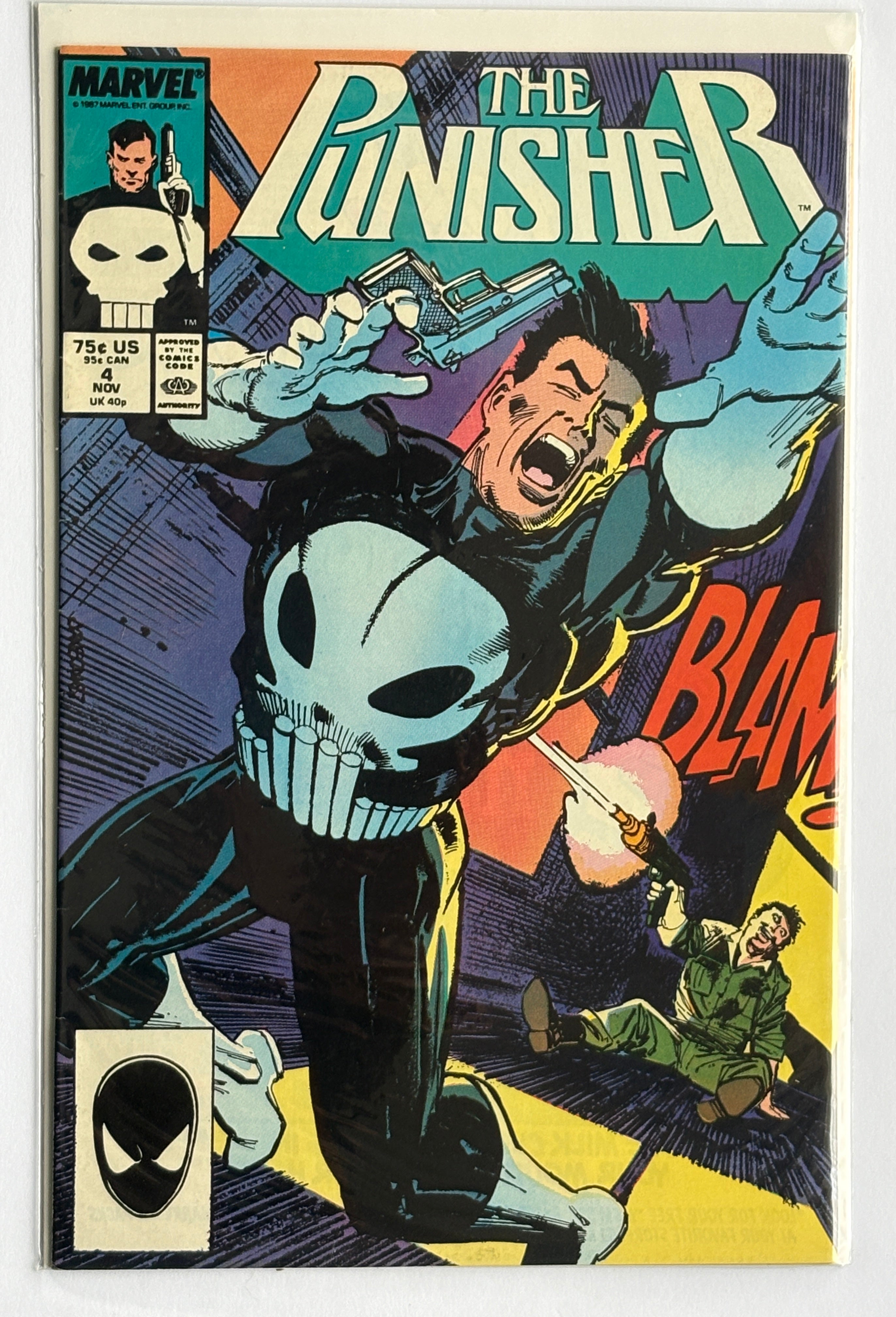 The Punisher #4 - Marvel Comics November 1987 F/VF 7.0