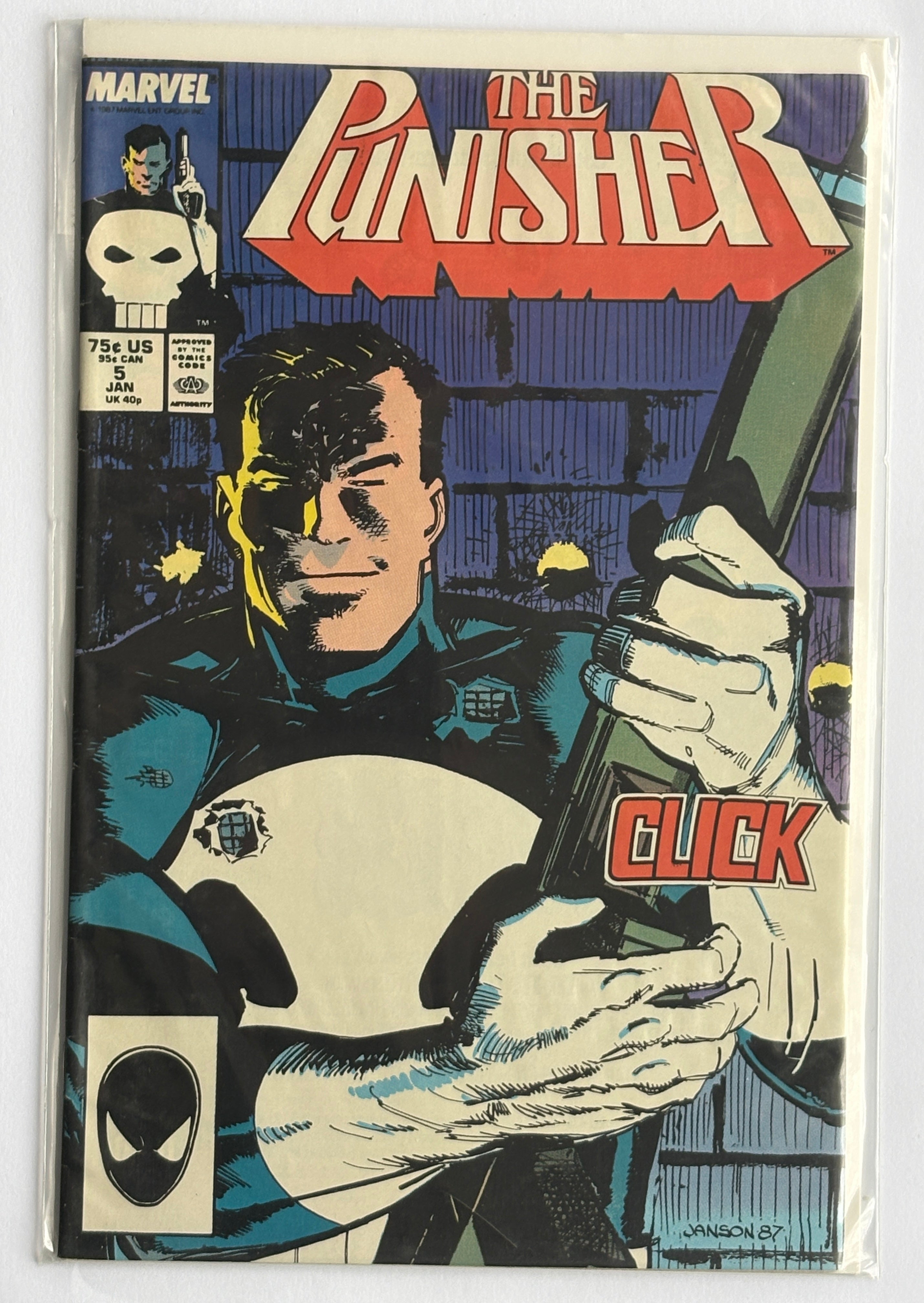 The Punisher #5 - Marvel Comics January 1988 F/VF 7.0