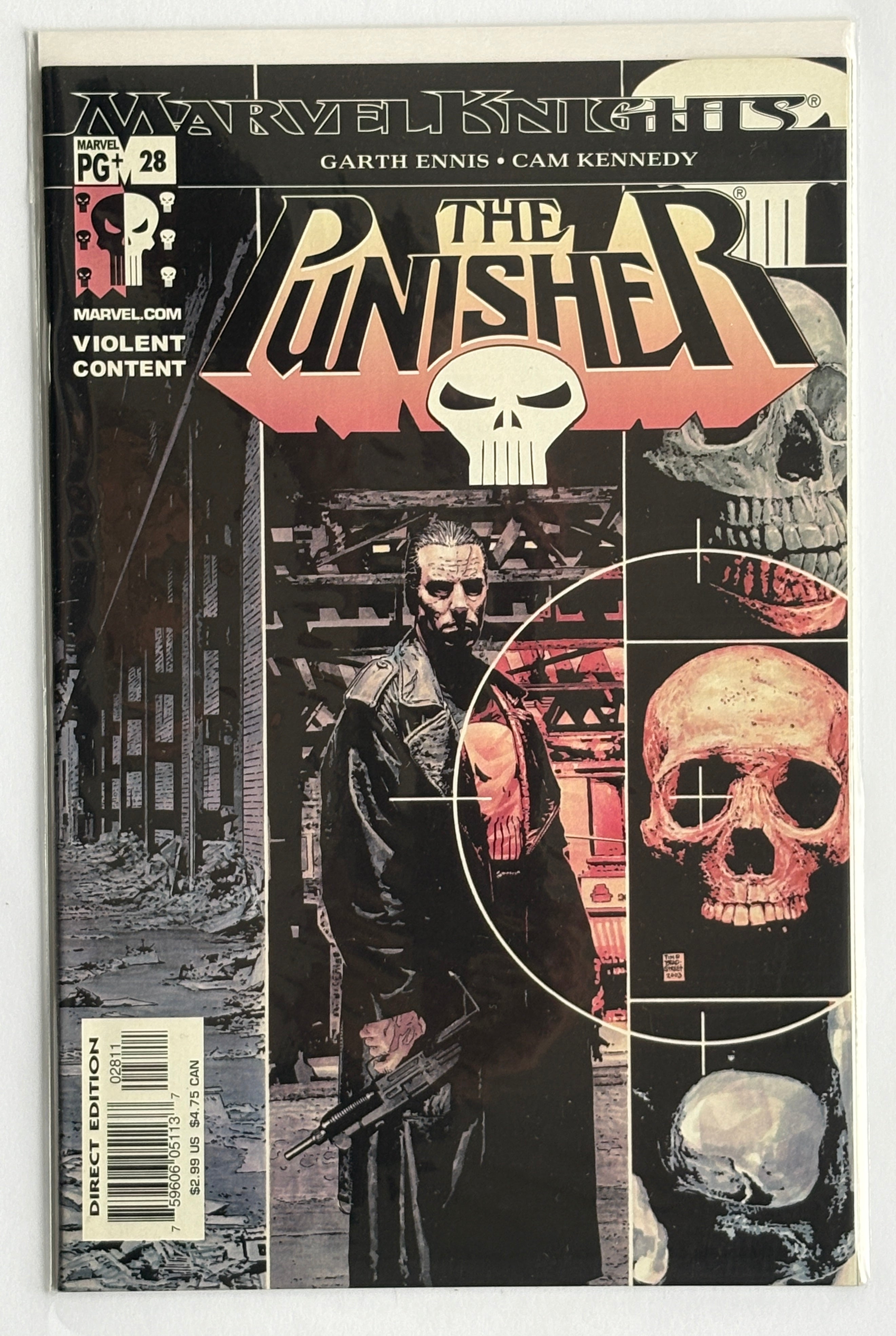 The Punisher #28 - 1st Printing - Marvel Knights August 2003 VF/NM 9.0