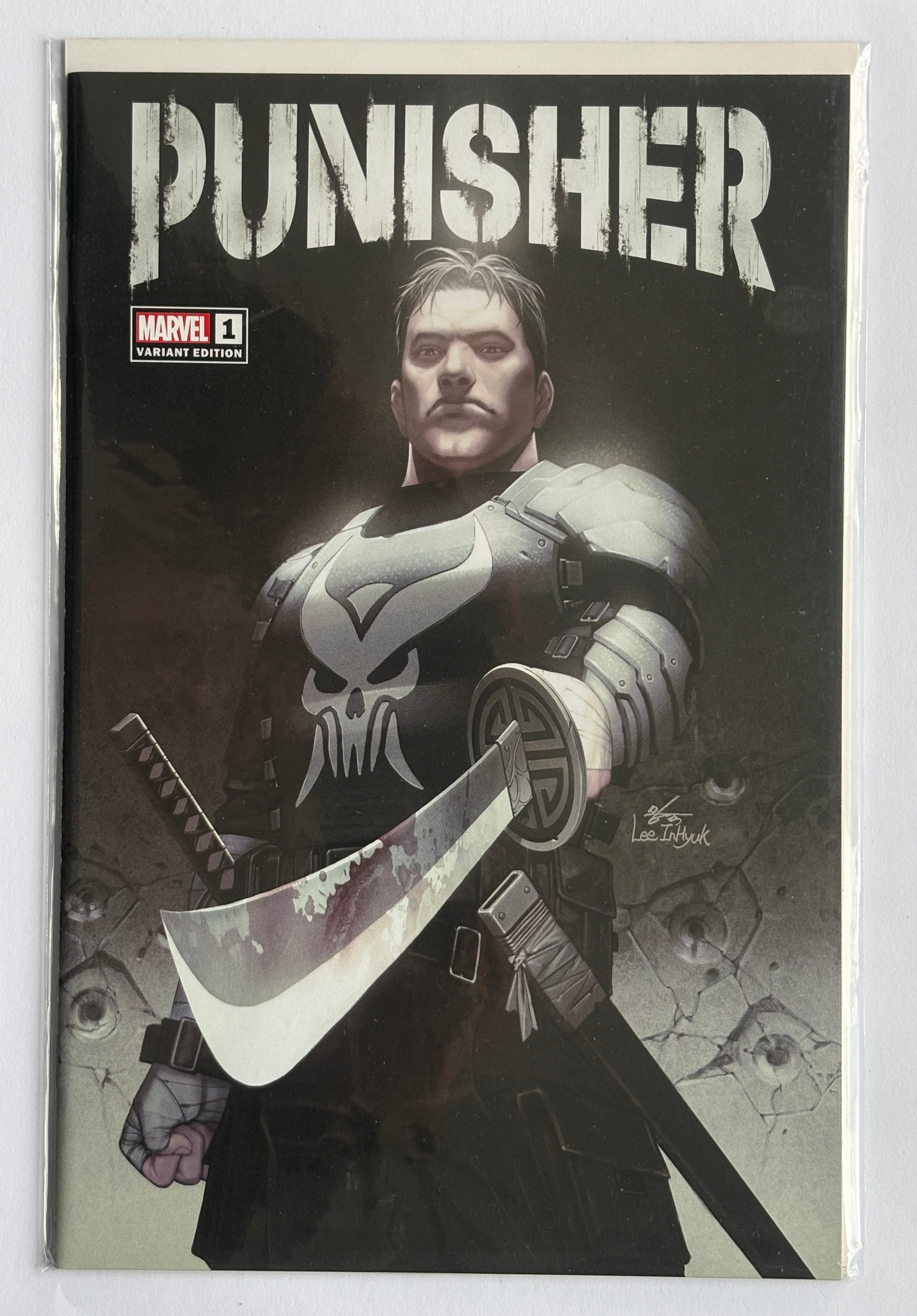 Punisher #1 - Lee Inhyuk Variant Marvel Comics May 2022 NM 9.4