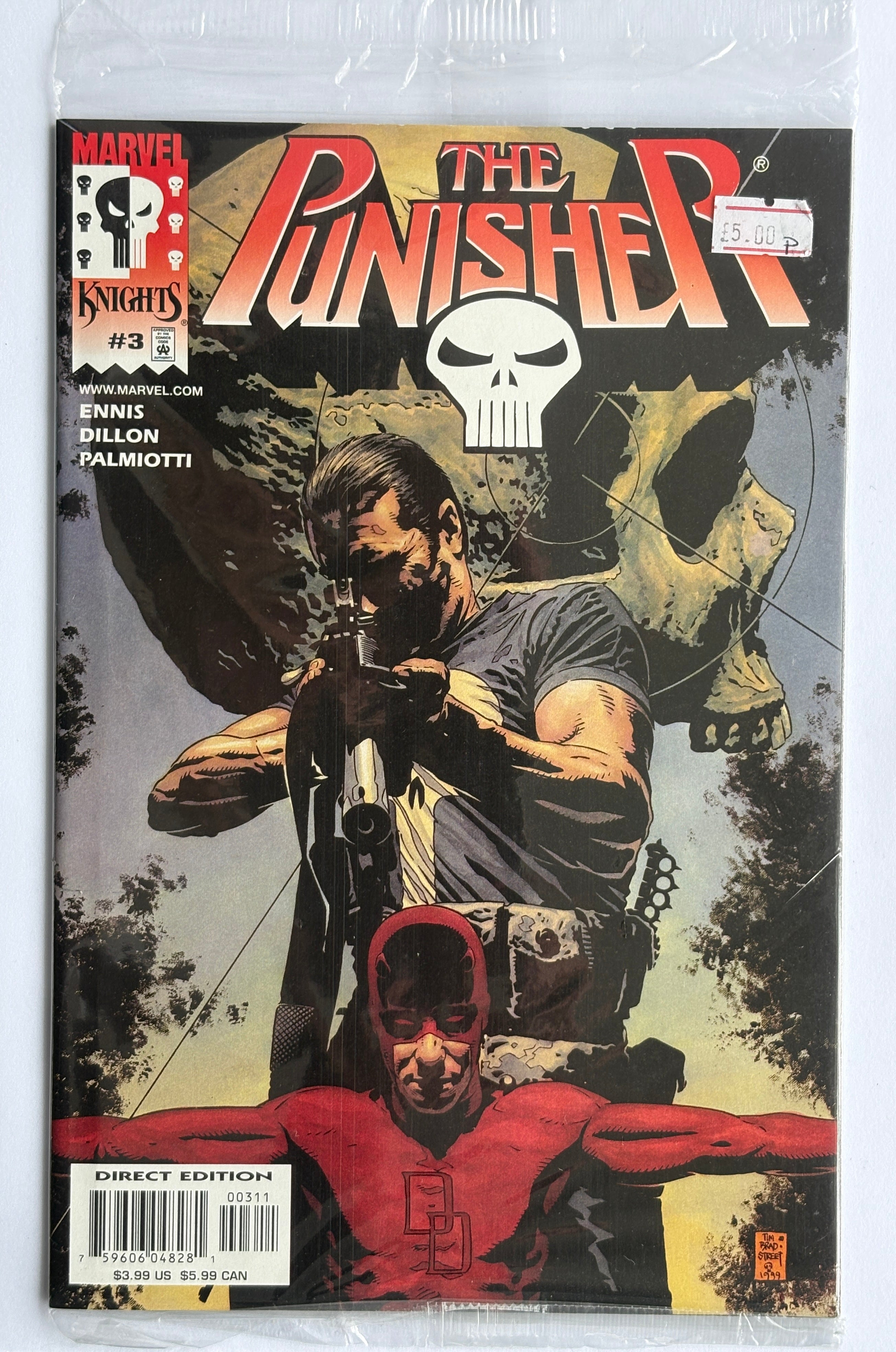 The Punisher #3 - 1st Printing Marvel Max Comics June 2000 - Still Sealed