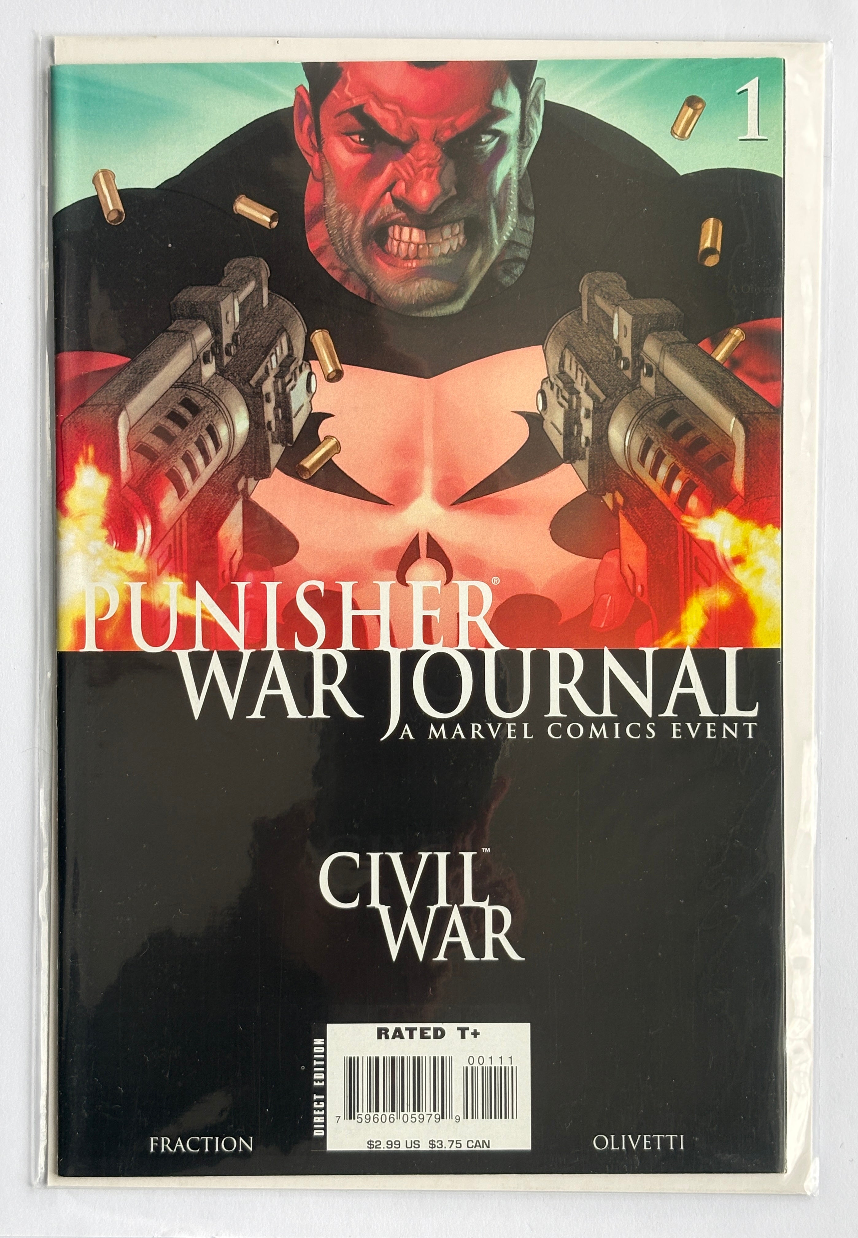 Punisher War Journal #1 - 1st Printing - Marvel Comics January 2007 VF 8.0
