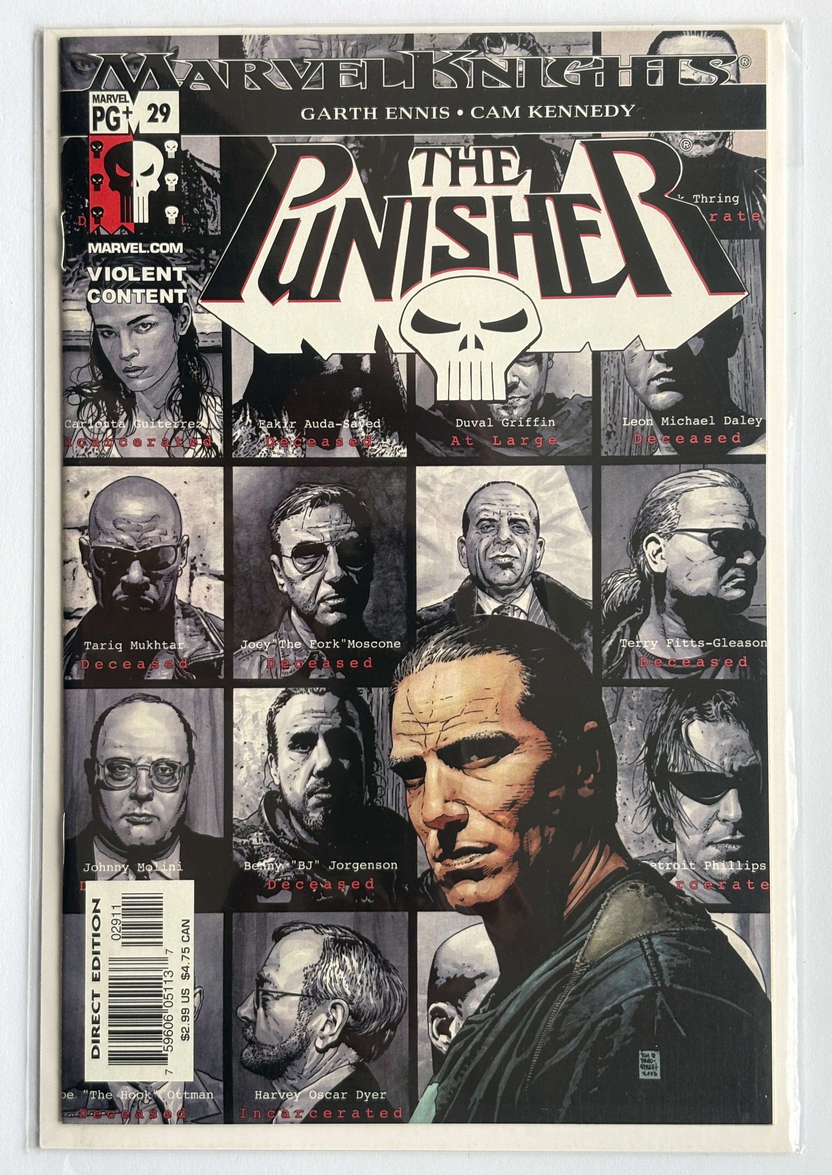 The Punisher #29 - 1st Printing - Marvel Knights September 2003 VF/NM 9.0