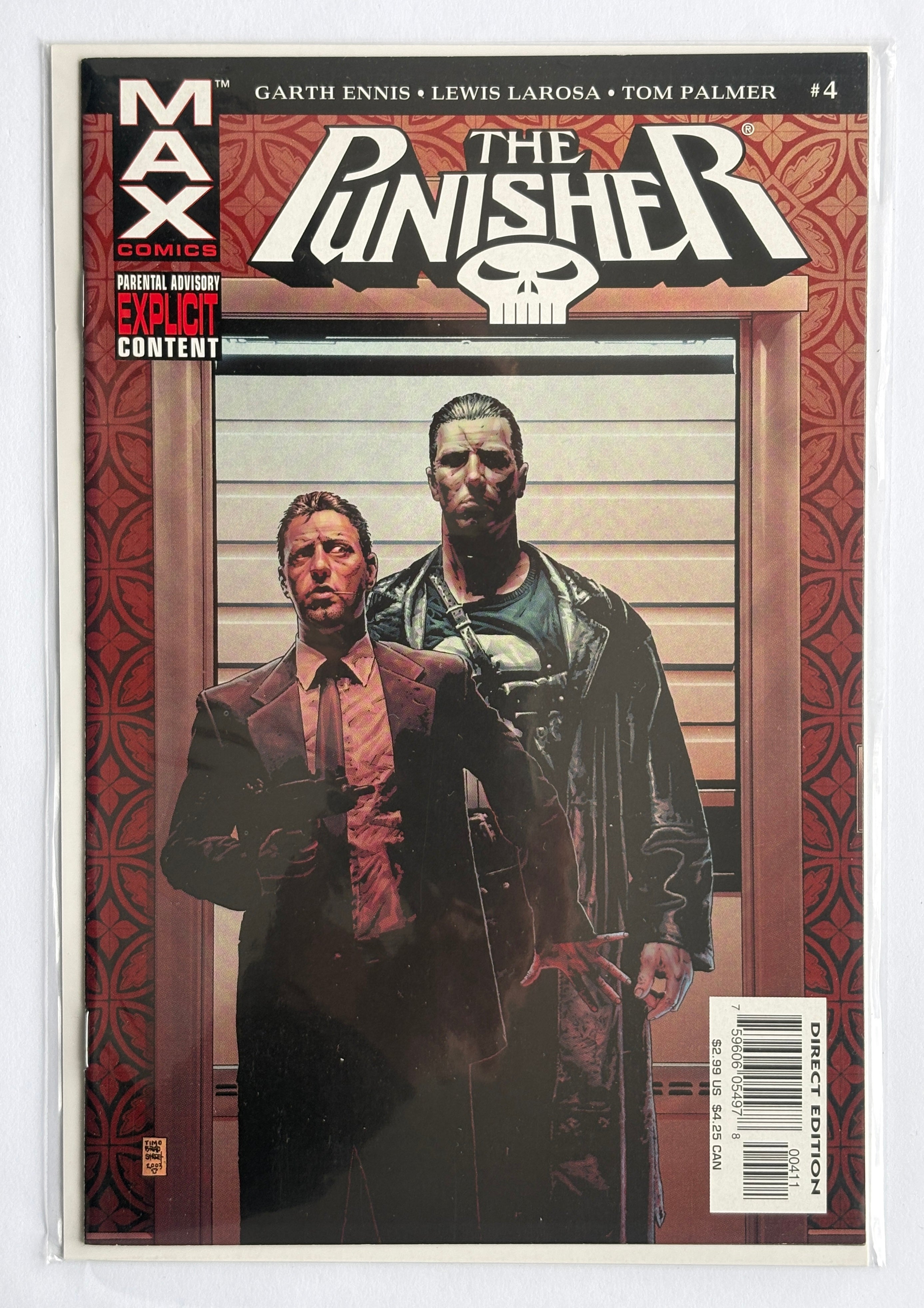 The Punisher #4 - 1st Printing Marvel Max Comics May 2004 VF+ 8.5