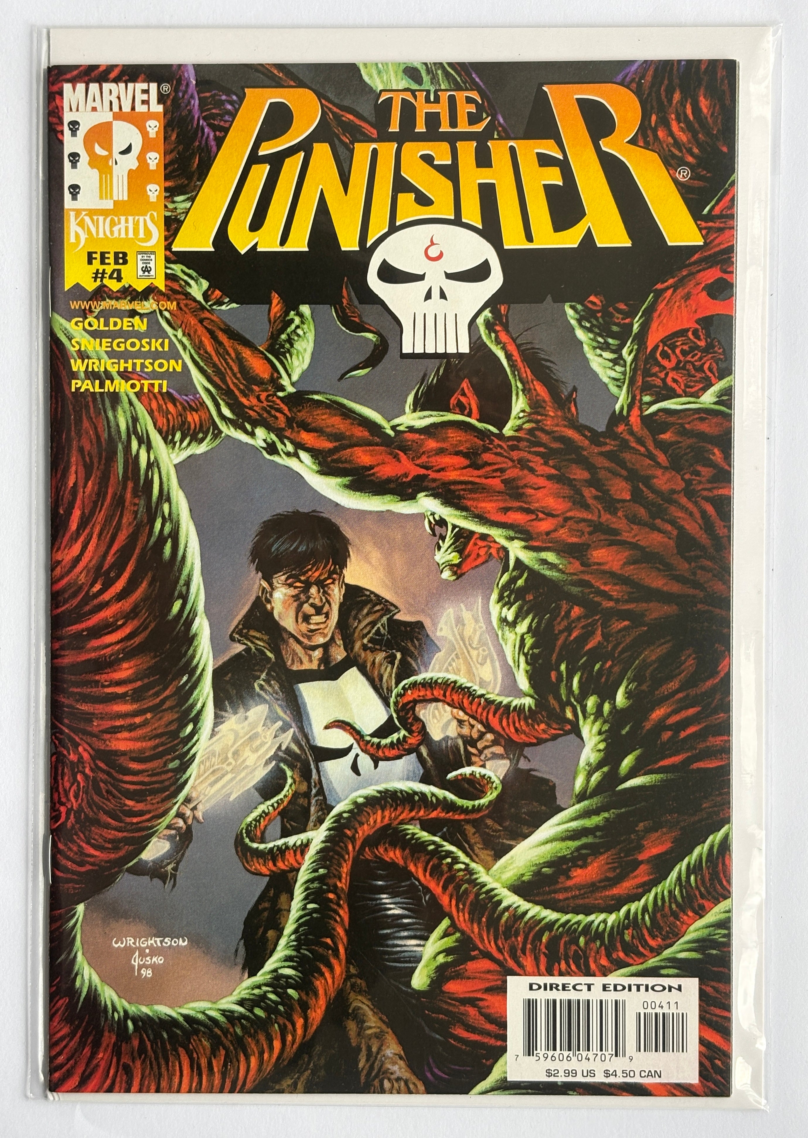 The Punisher #4 - 1st Printing Marvel Comics February 1999 VF+ 8.5