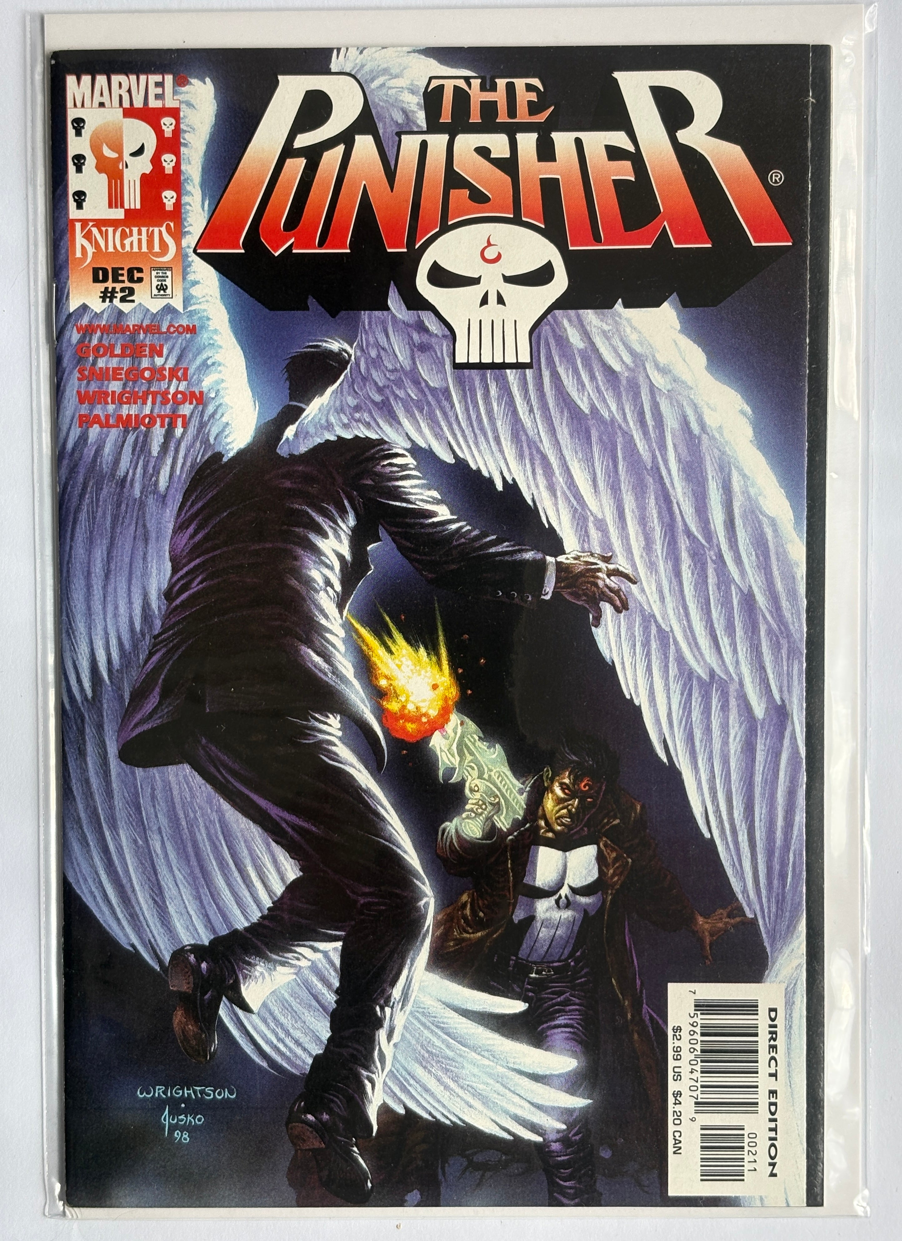 The Punisher #2 - 1st Printing - Marvel Comics December 1998 VF+ 8.5
